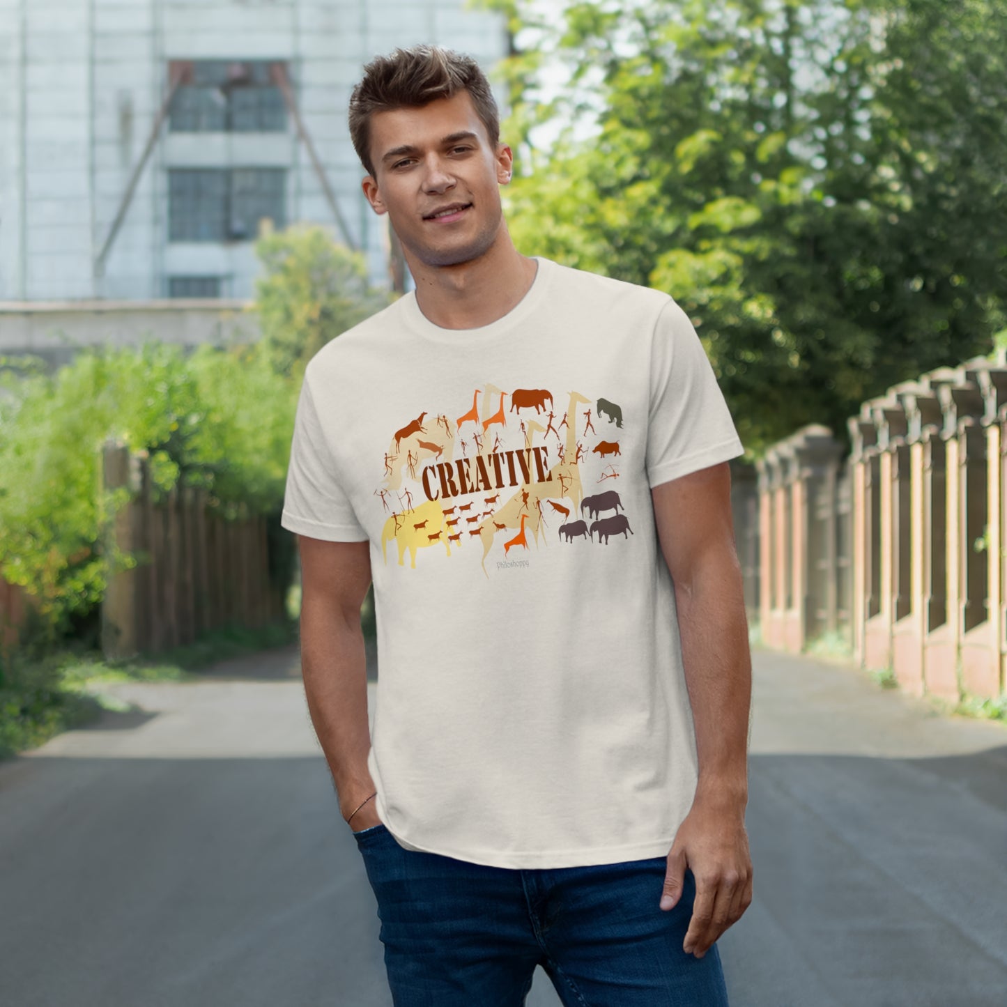 San Rock Art Unisex Cotton T-shirt