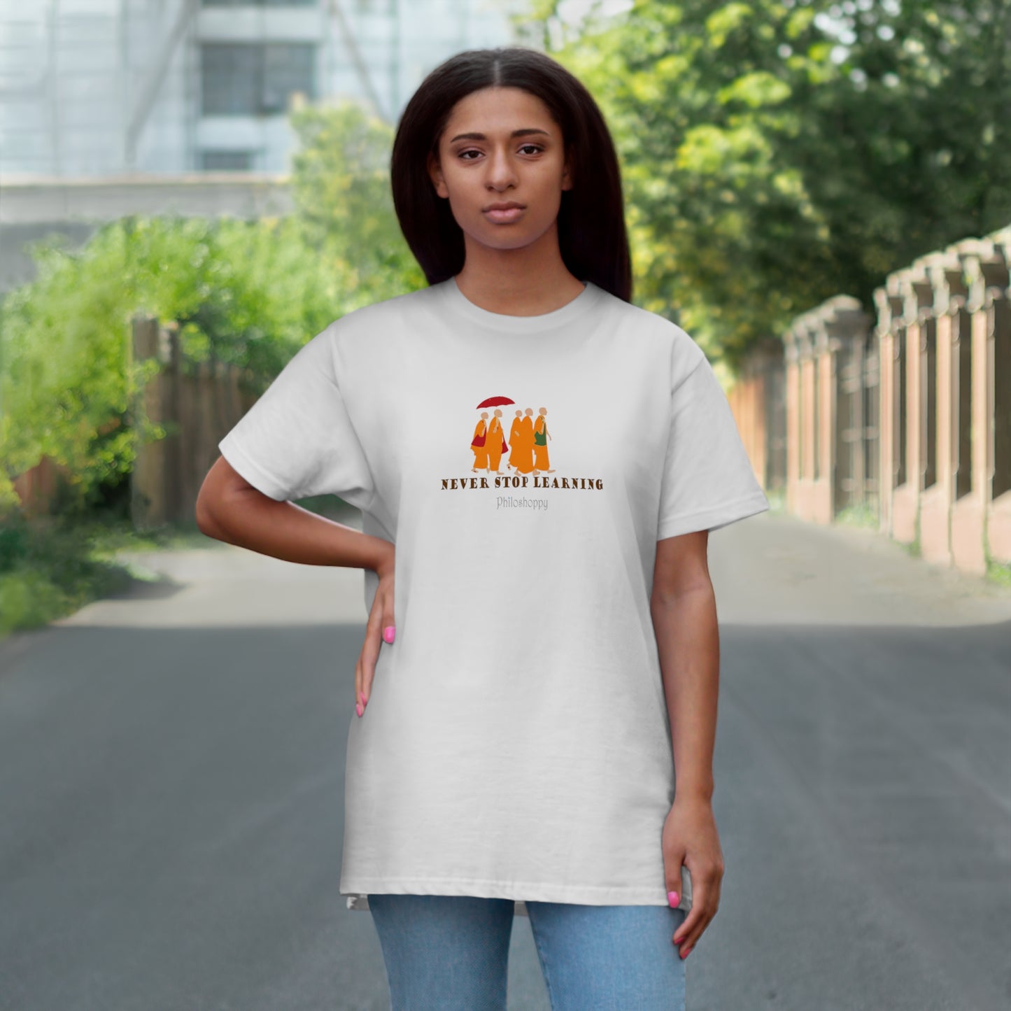 Tibetian Monks Unisex cotton T-shirt