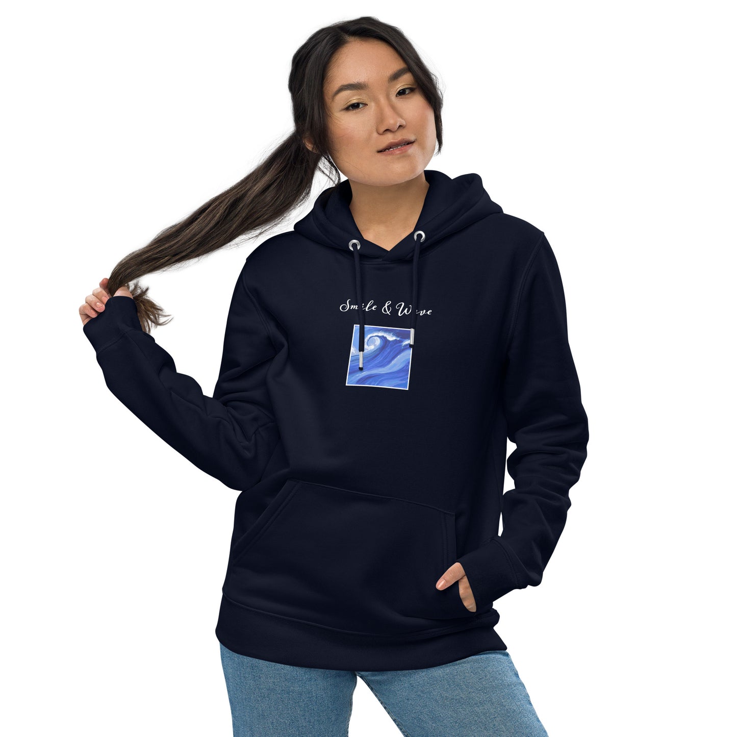 Waves Unisex essential eco hoodie