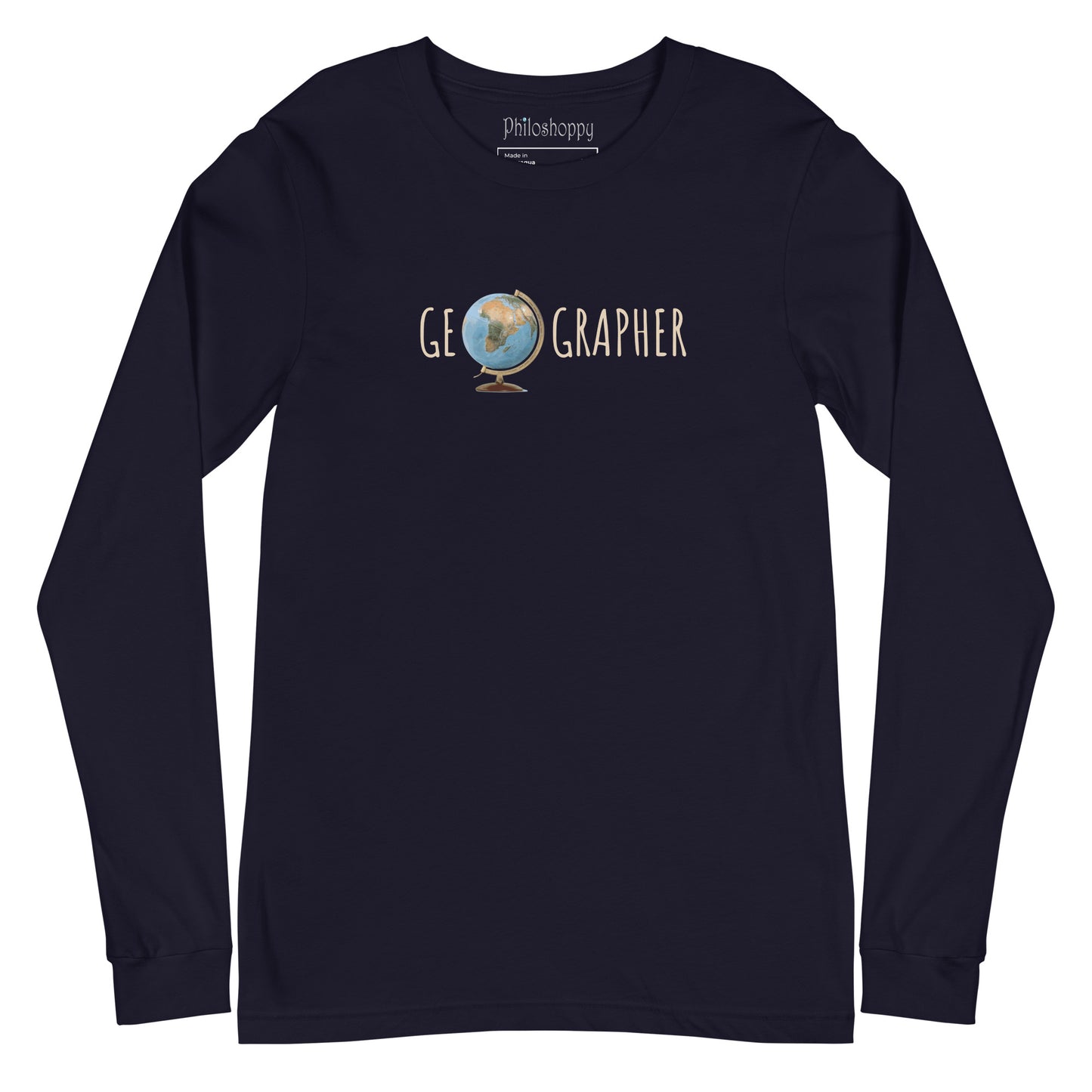 Geographer Unisex Long Sleeve Tee