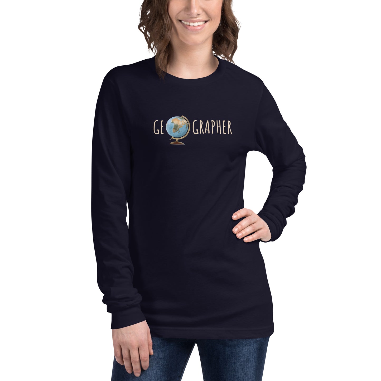 Geographer Unisex Long Sleeve Tee