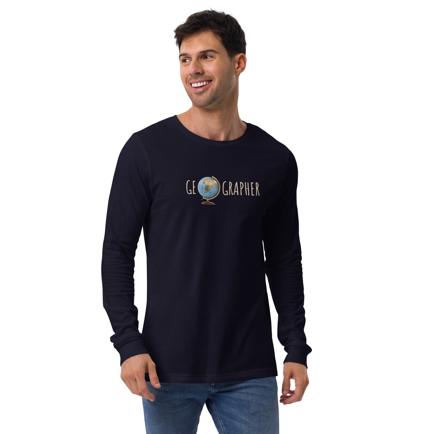 Geographer Unisex Long Sleeve Tee