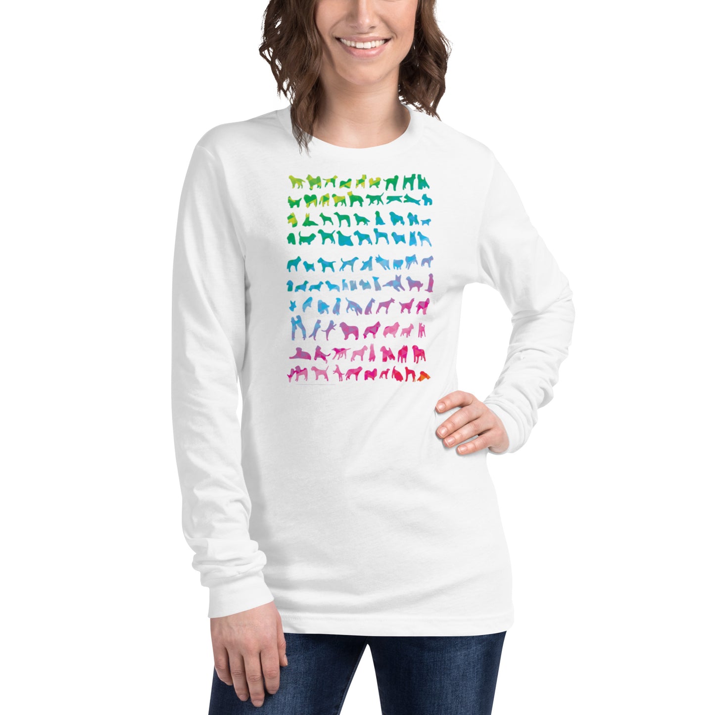 Dogs Unisex Long Sleeve Tee