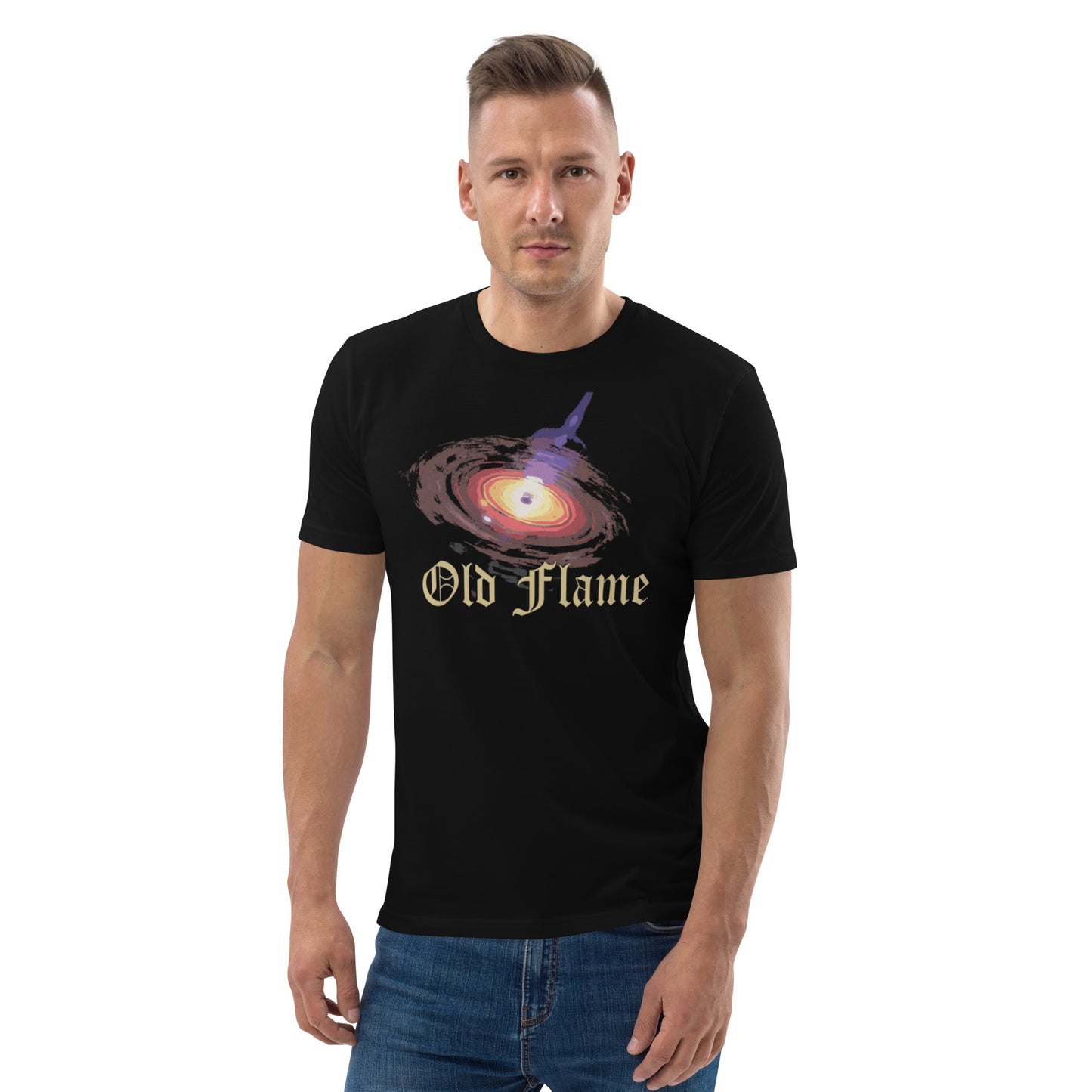 Black Hole Unisex organic cotton t-shirt