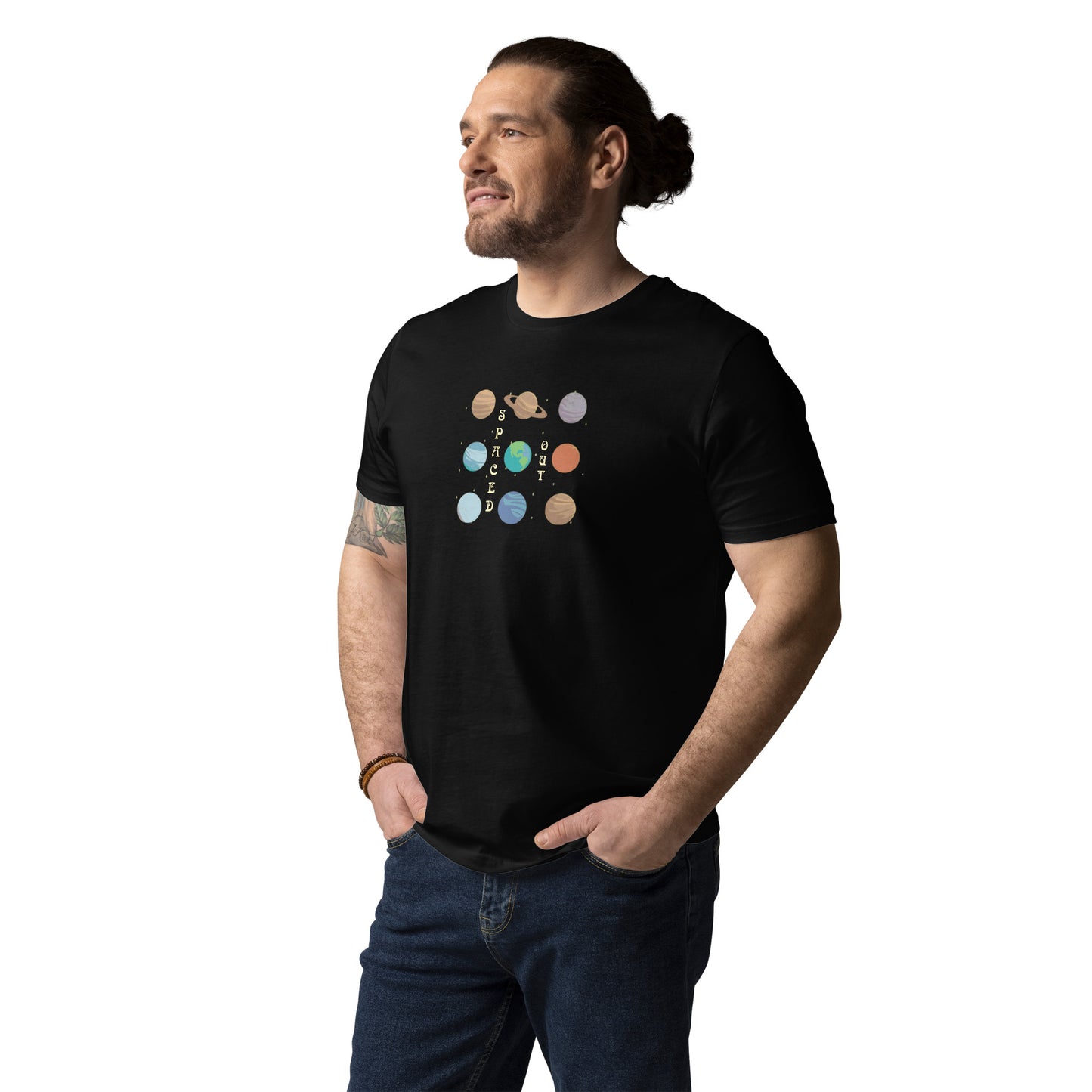 Planets Unisex organic cotton t-shirt