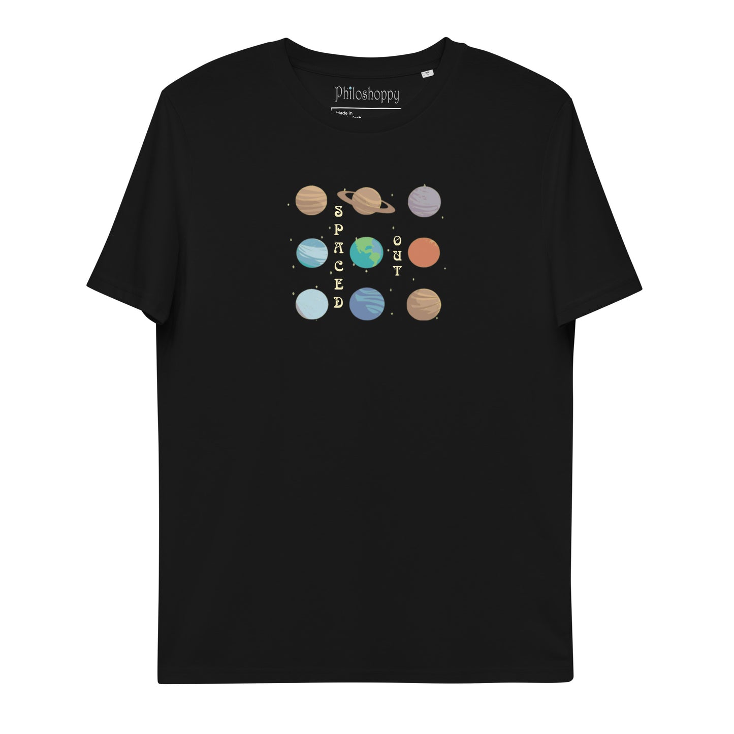 Planets Unisex organic cotton t-shirt