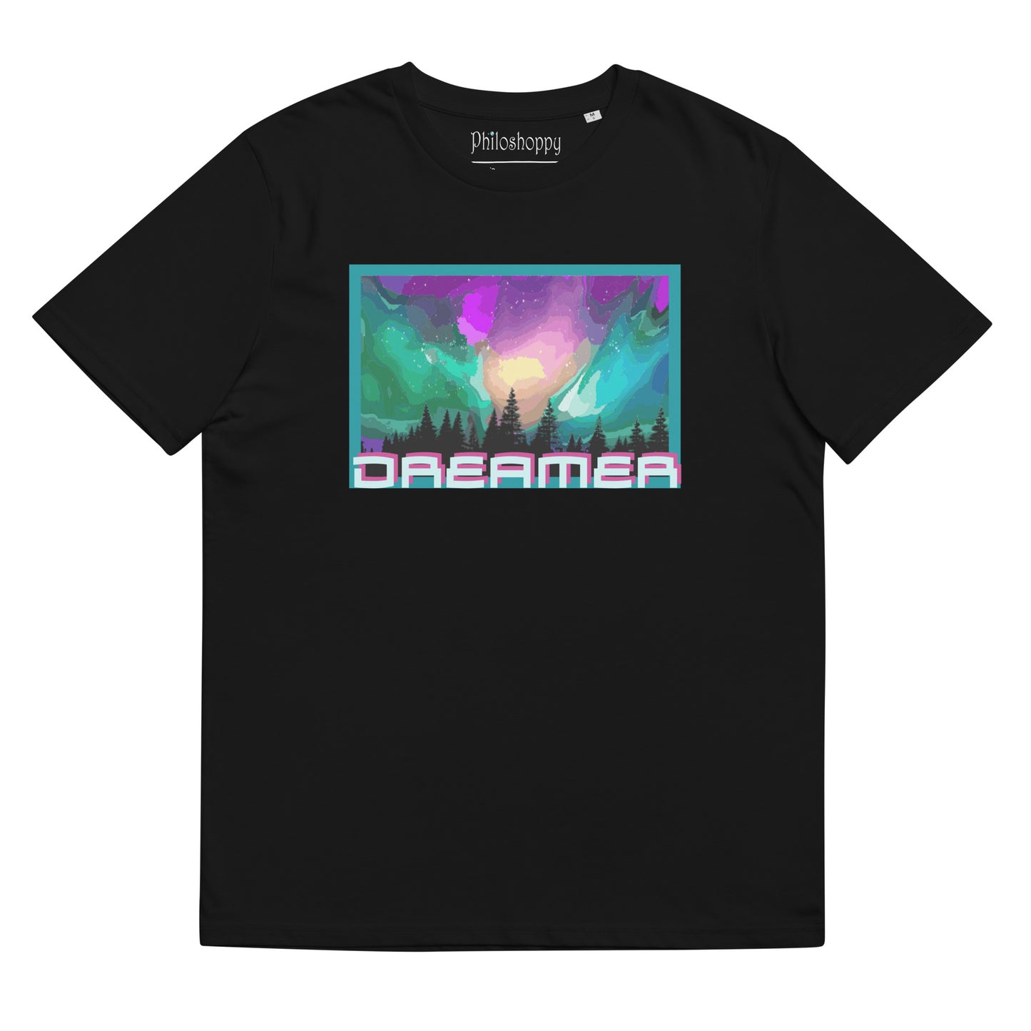 Aurora Borealis Unisex organic cotton t-shirt