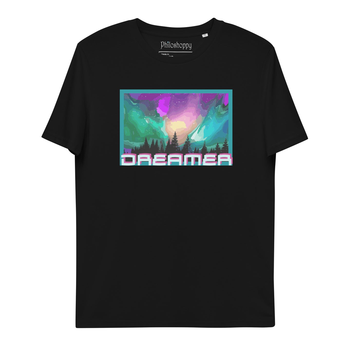 Aurora Borealis Unisex organic cotton t-shirt