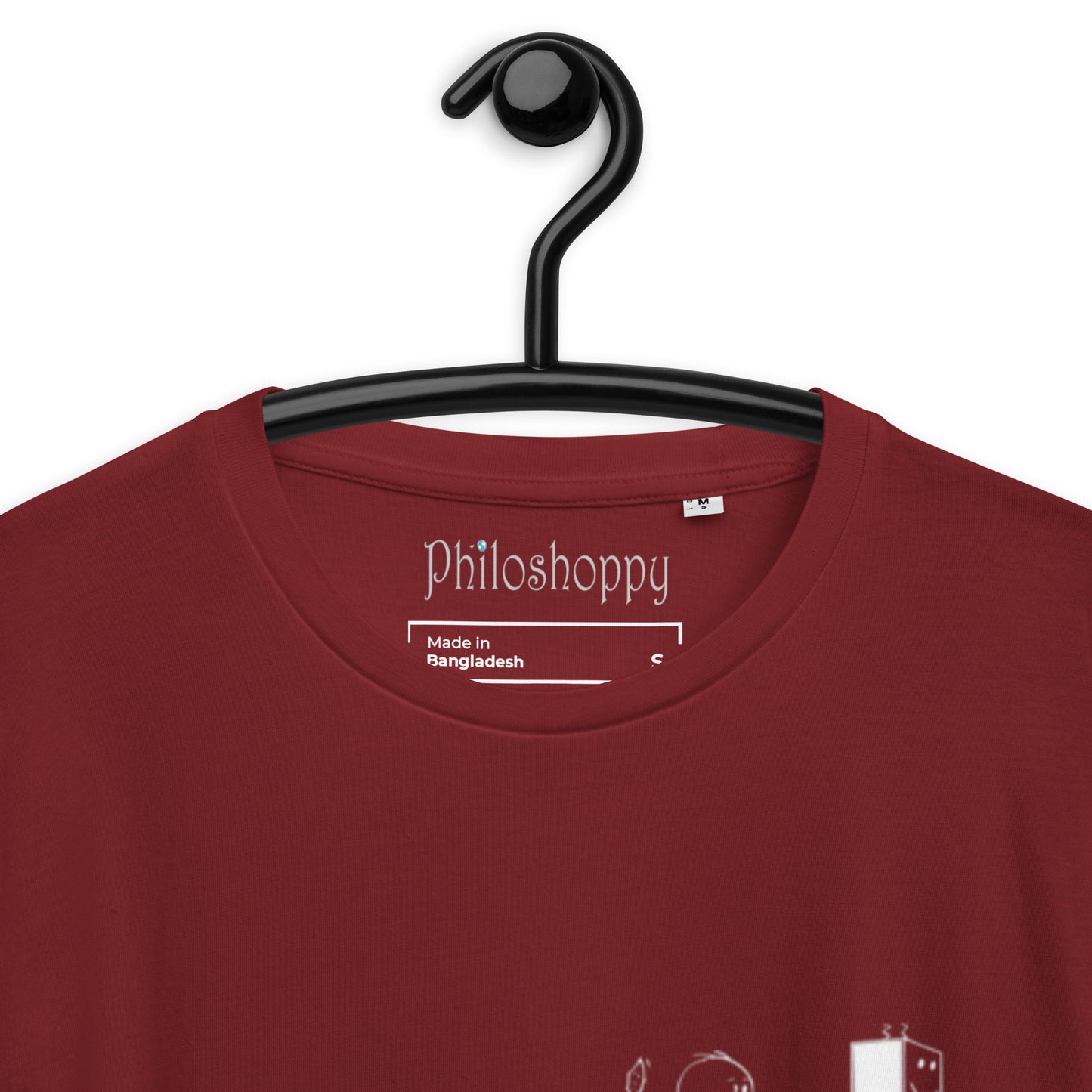 Human evolution Unisex organic cotton t-shirt