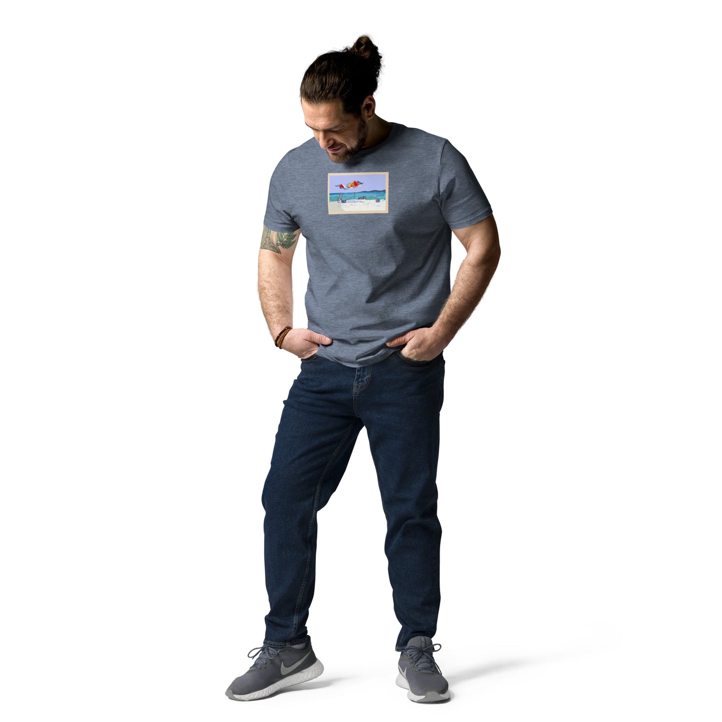 Beach Unisex organic cotton t-shirt