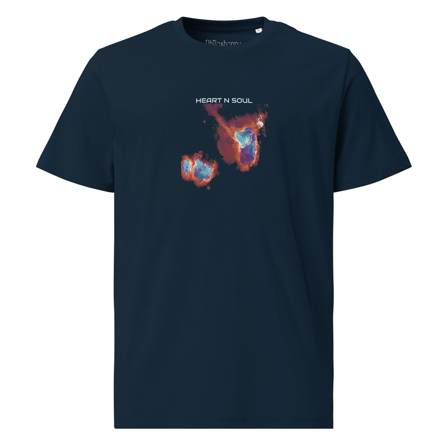 Heart and Soul Nebulae Unisex organic cotton t-shirt