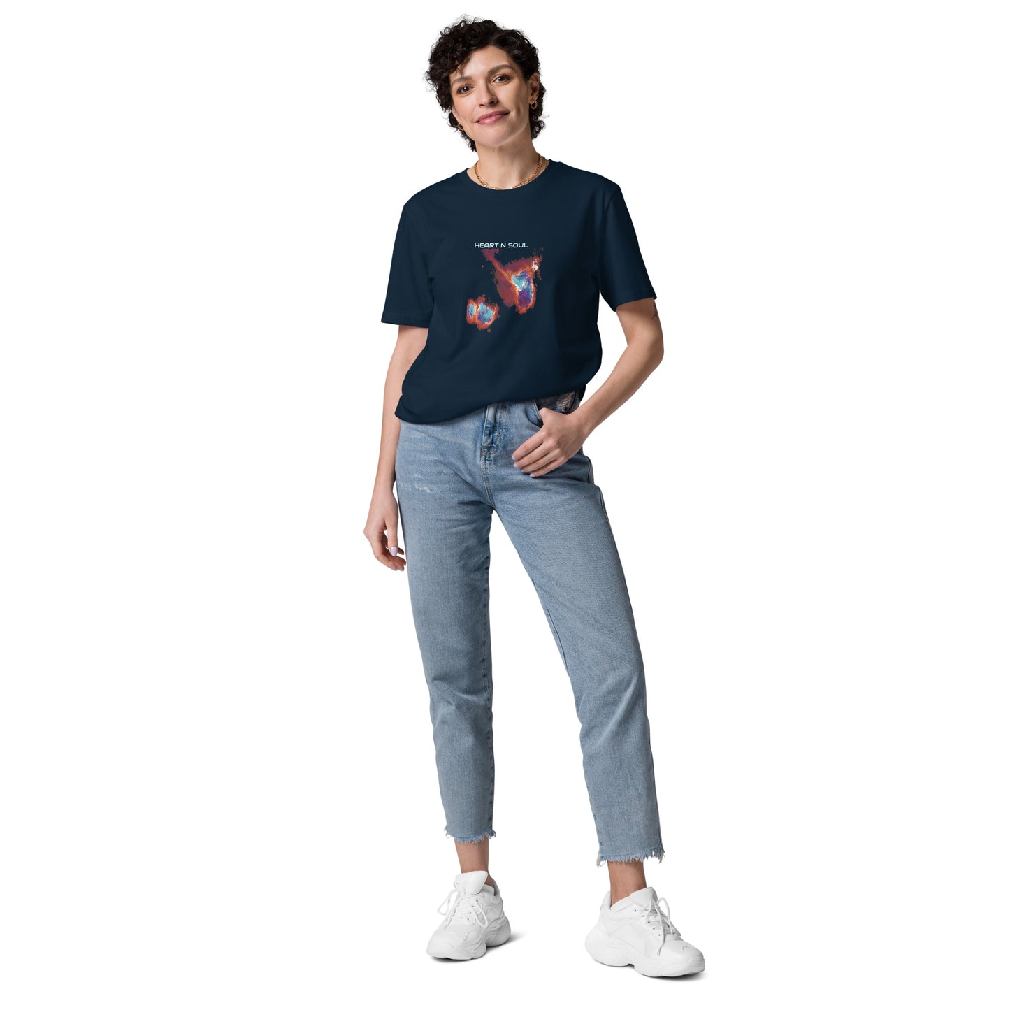 Heart and Soul Nebulae Unisex organic cotton t-shirt