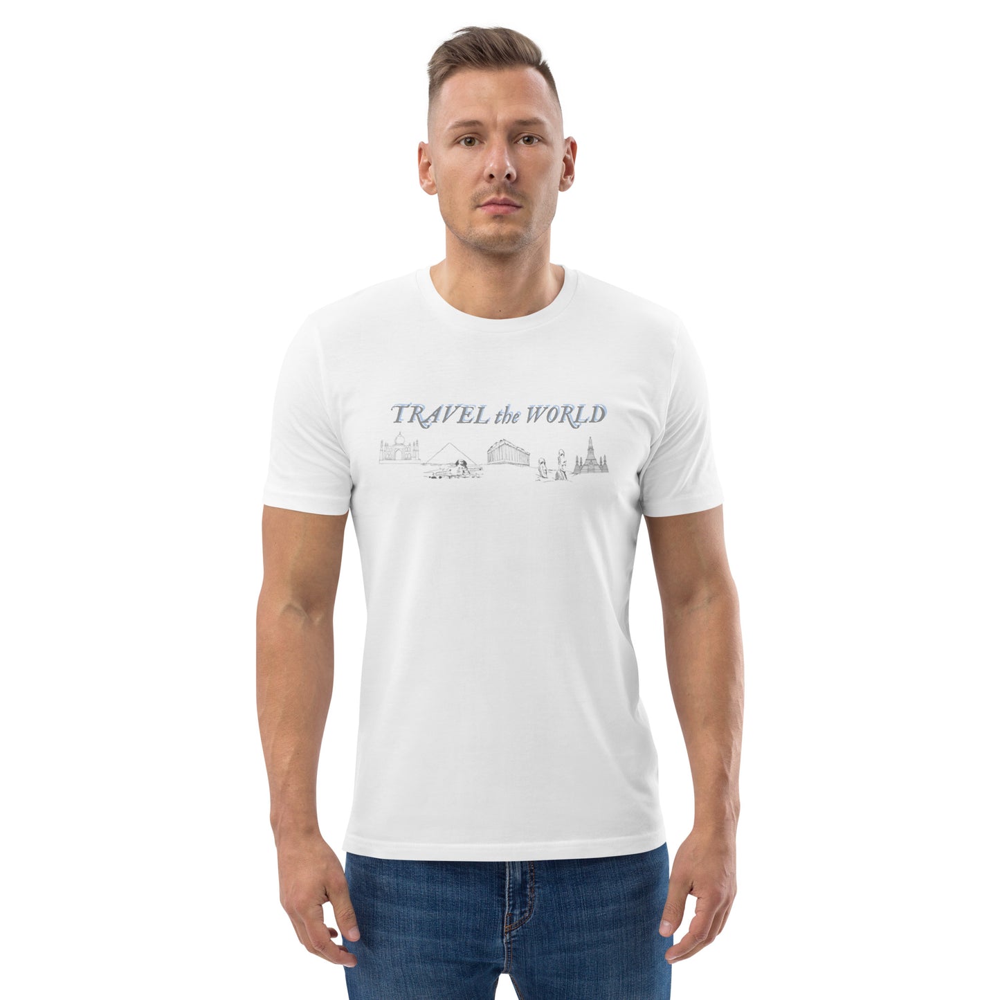 Travel the World Unisex organic cotton t-shirt
