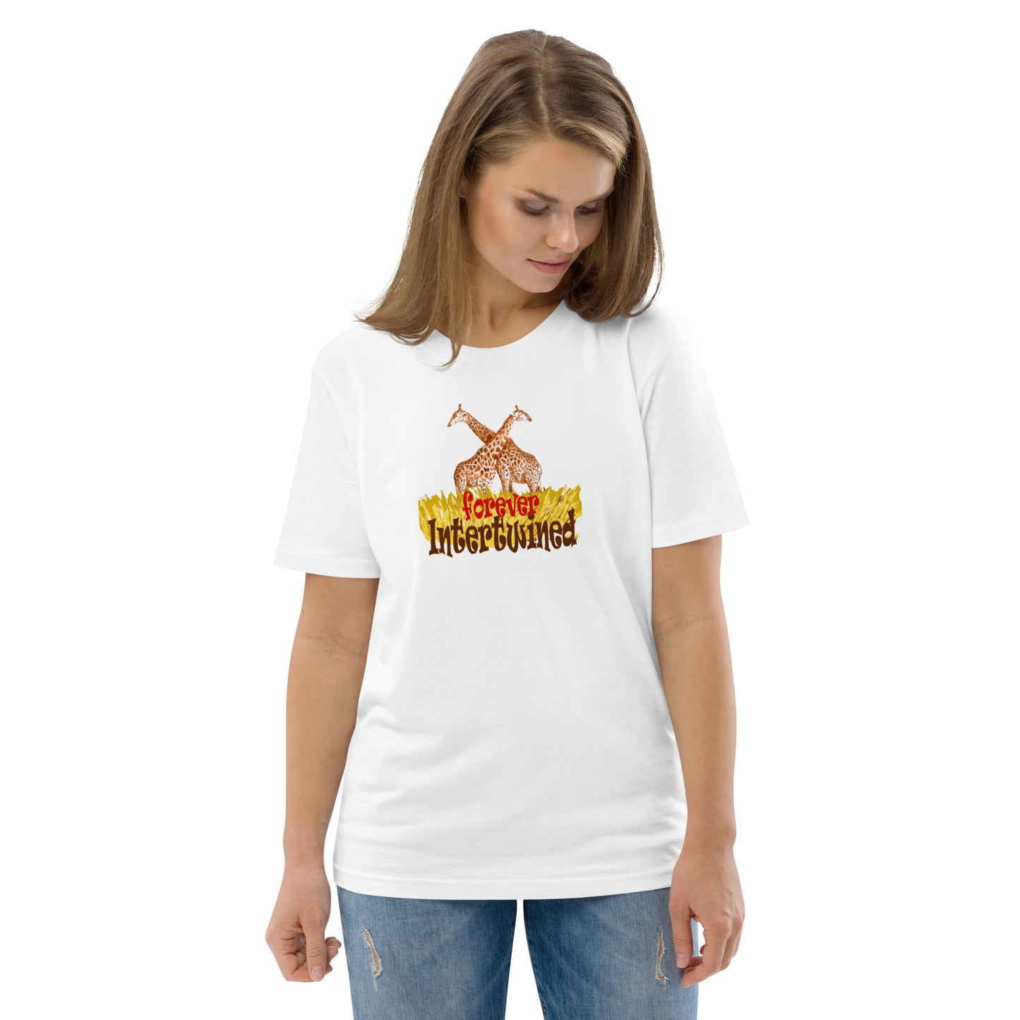 Giraffe Unisex organic cotton t-shirt