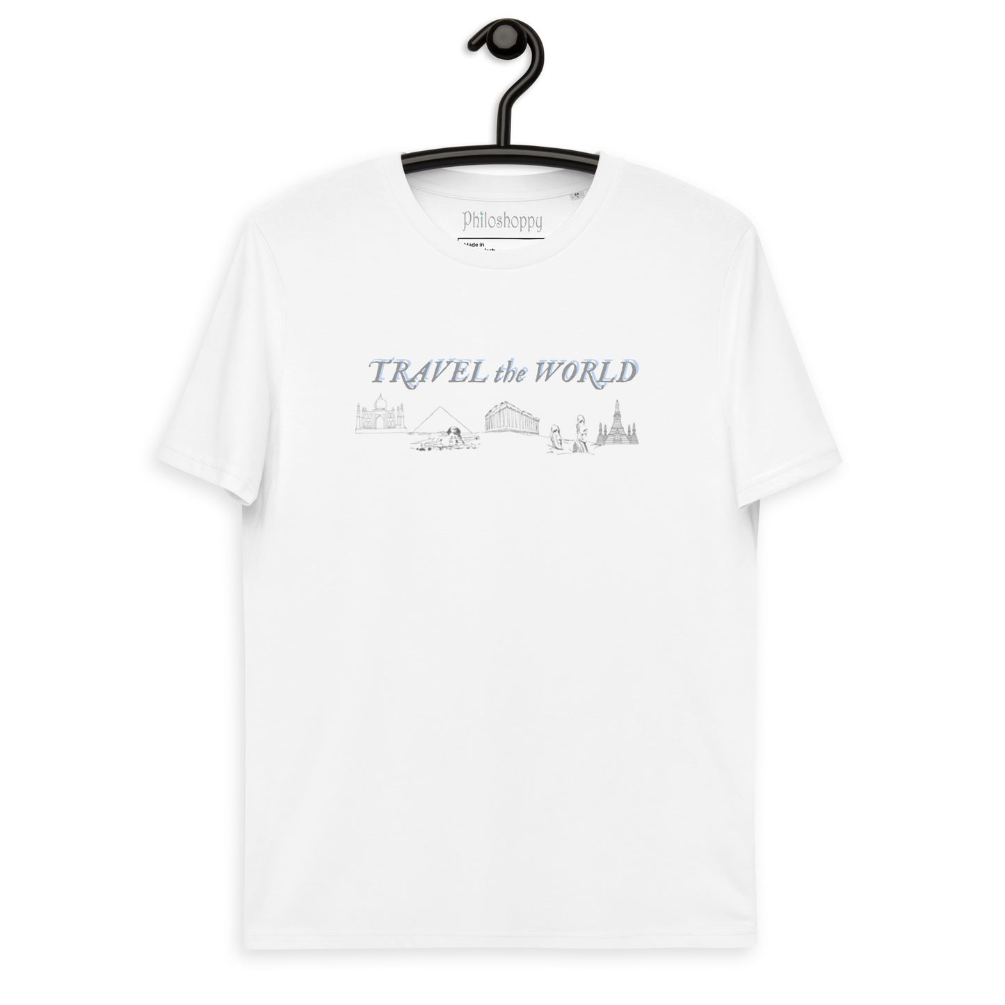 Travel the World Unisex organic cotton t-shirt