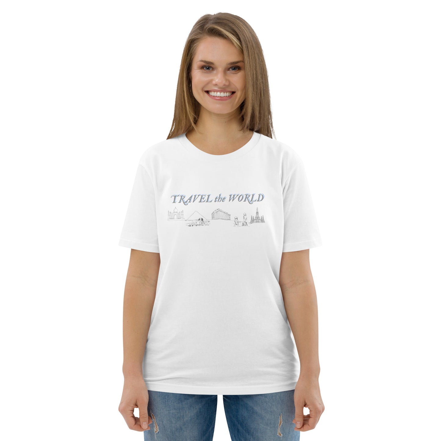 Travel the World Unisex organic cotton t-shirt