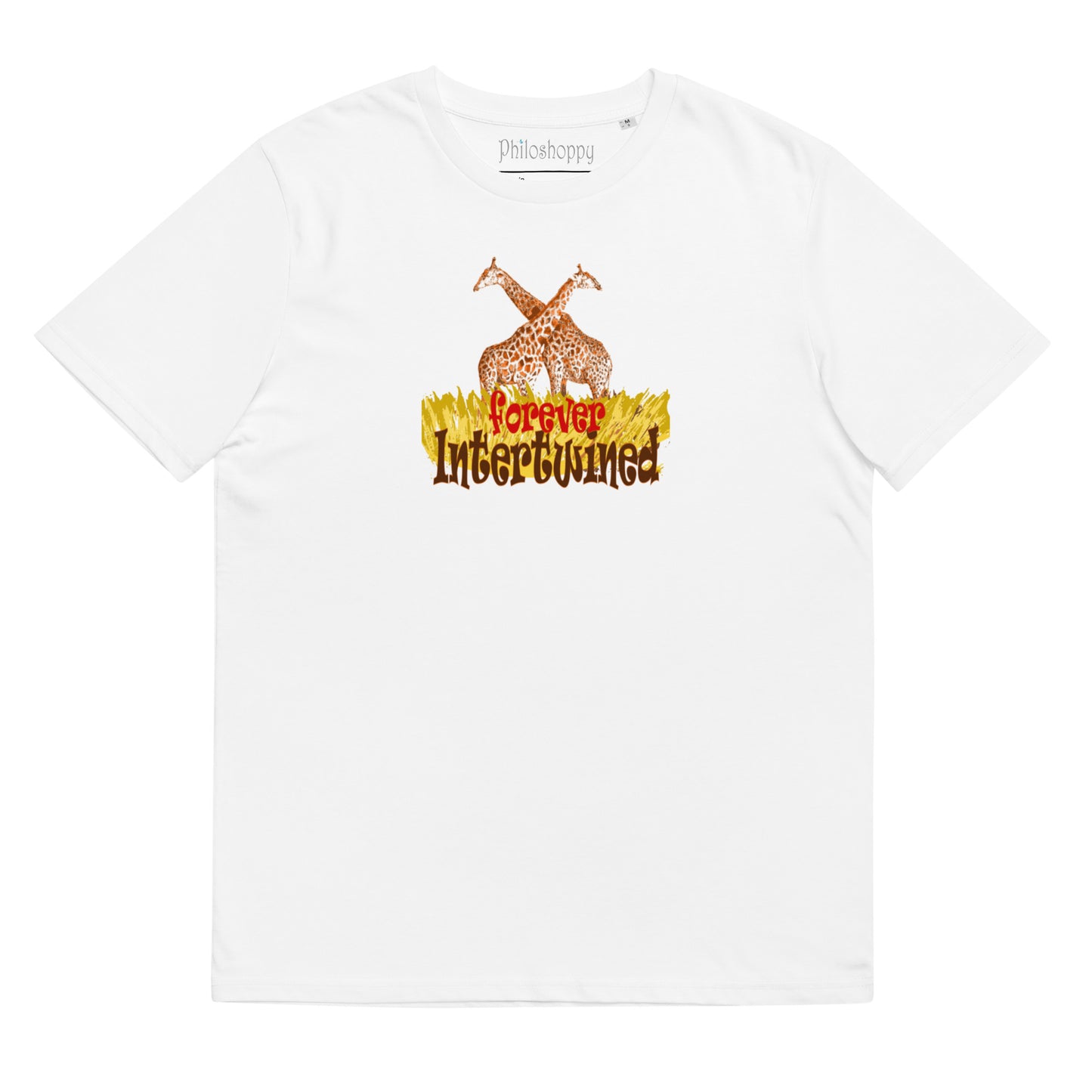 Giraffe Unisex organic cotton t-shirt