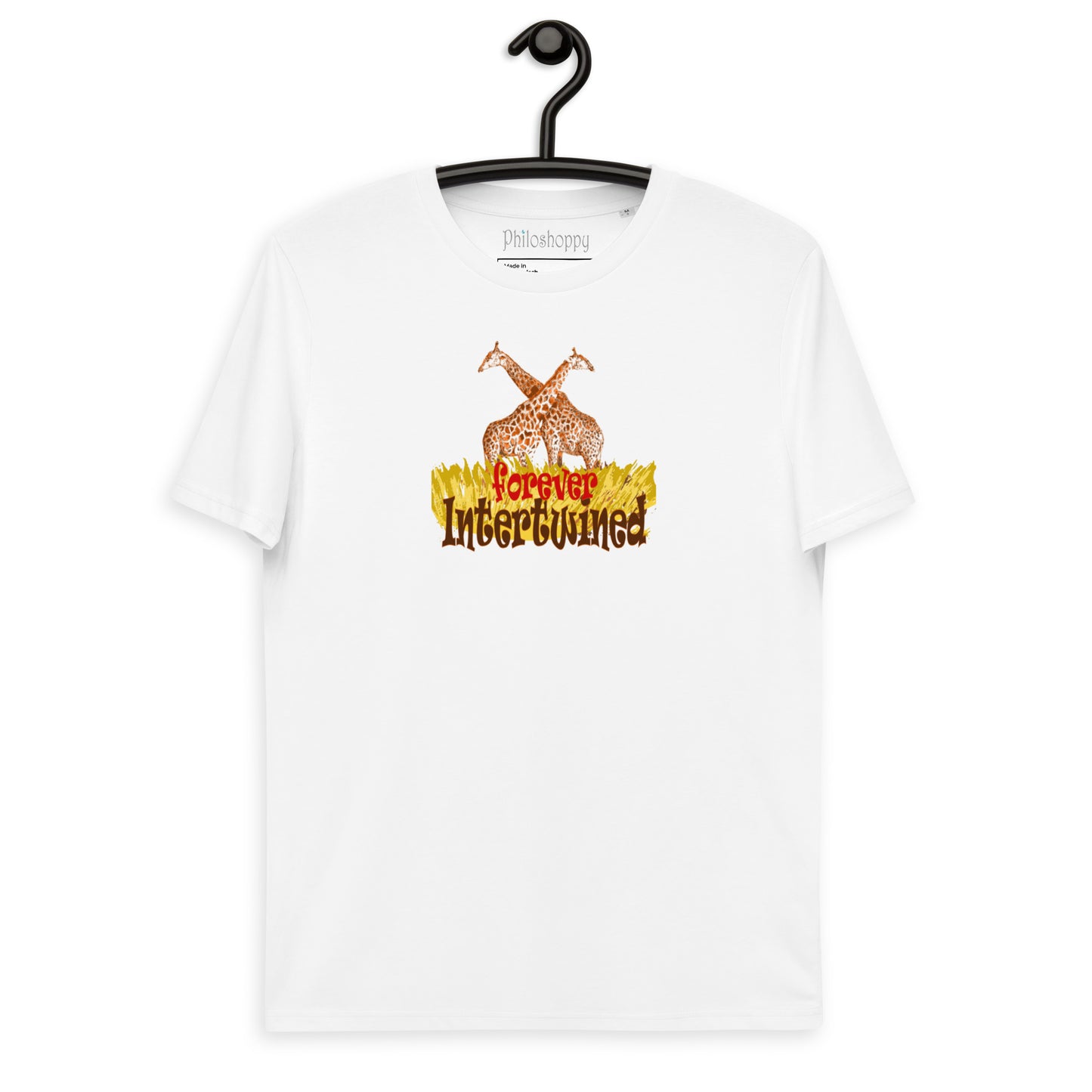 Giraffe Unisex organic cotton t-shirt