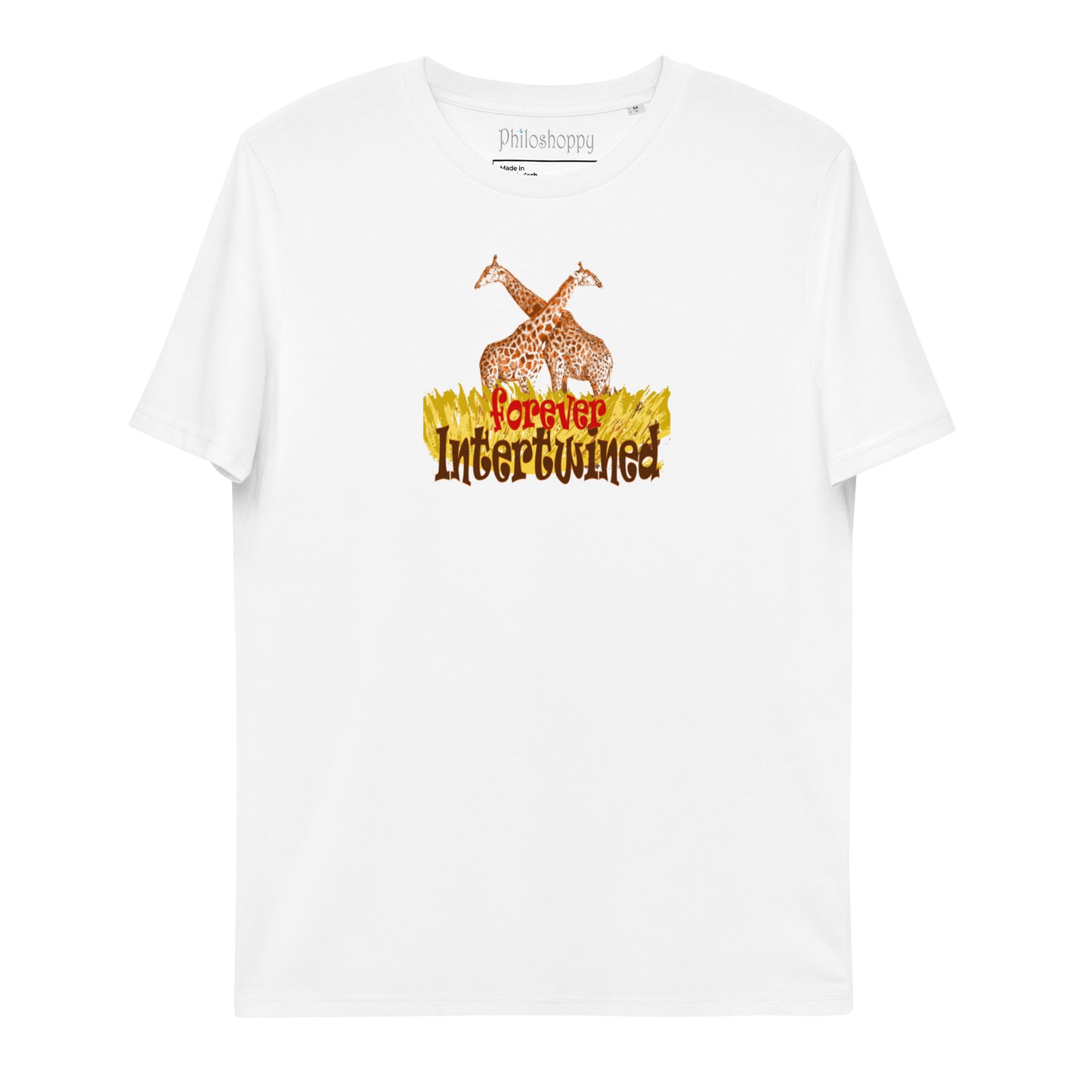 Giraffe Unisex organic cotton t-shirt