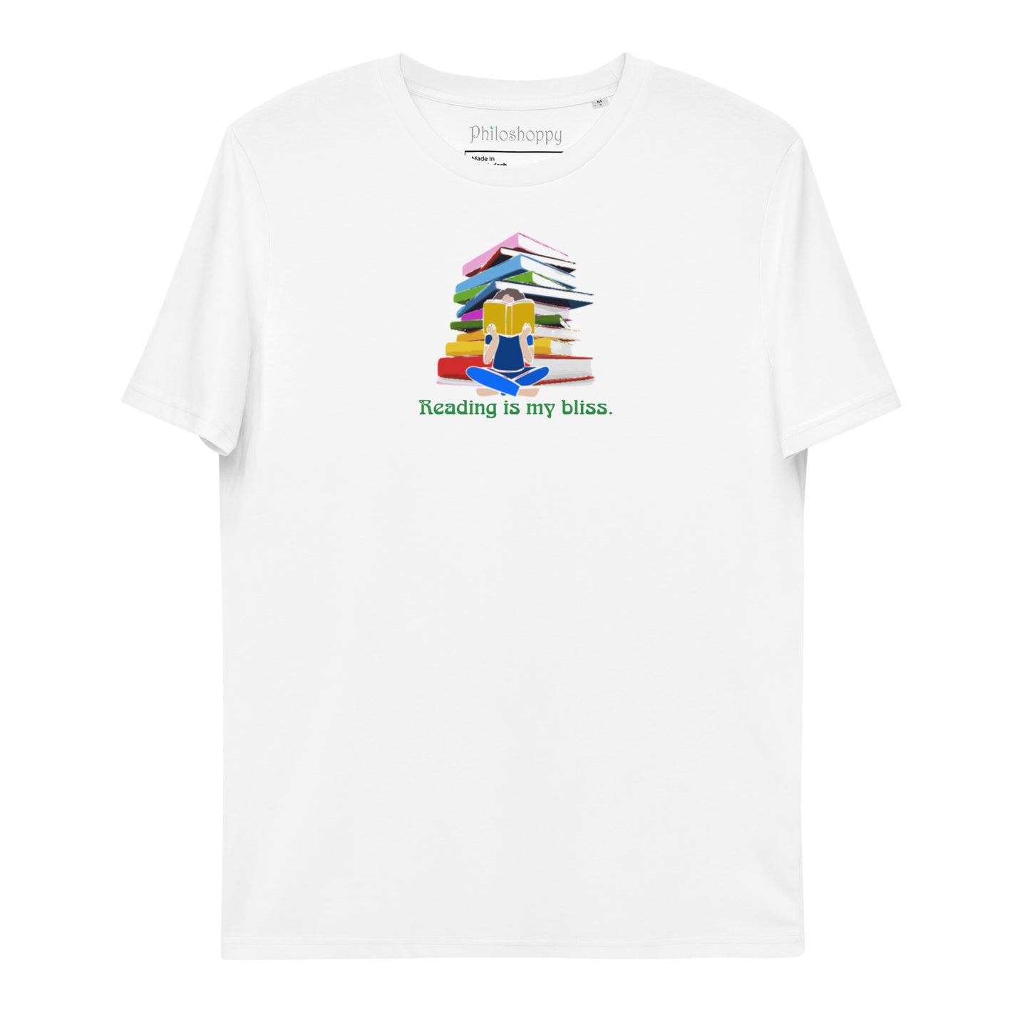 Reading Unisex organic cotton t-shirt