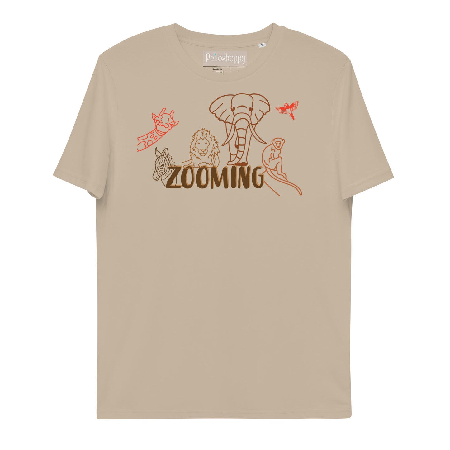 Zoo Unisex organic cotton t-shirt