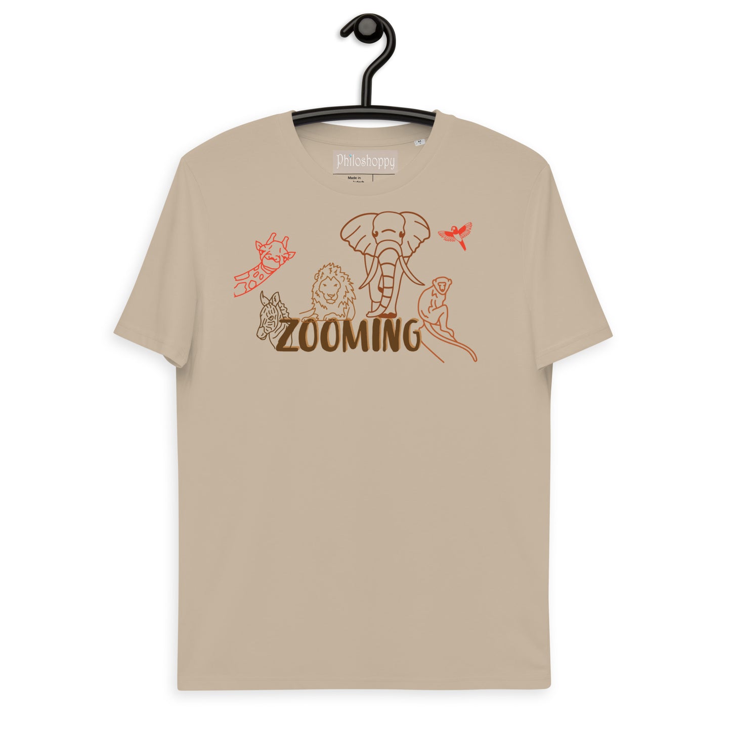 Zoo Unisex organic cotton t-shirt