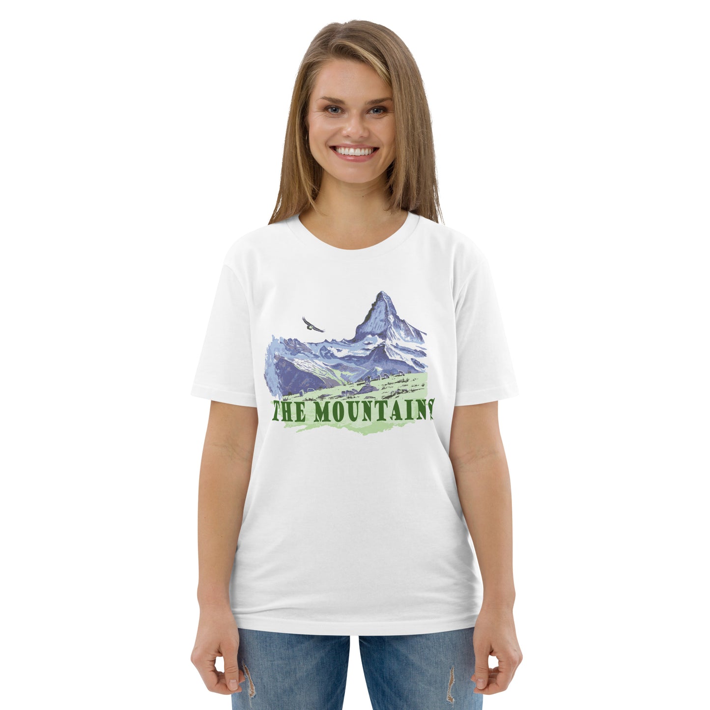 Mountains Unisex organic cotton t-shirt