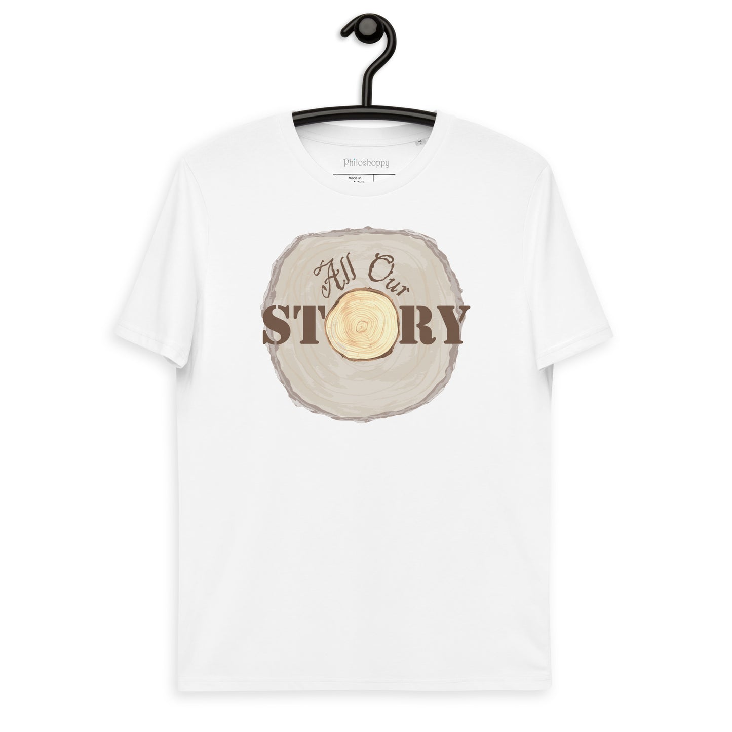 Tree Rings Unisex organic cotton t-shirt