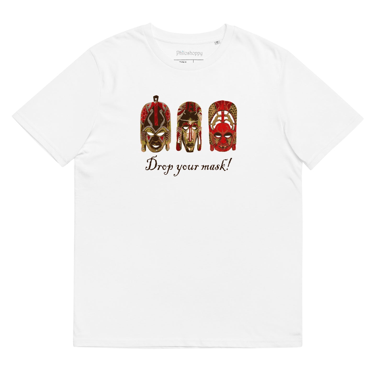 African Masks Unisex organic cotton t-shirt