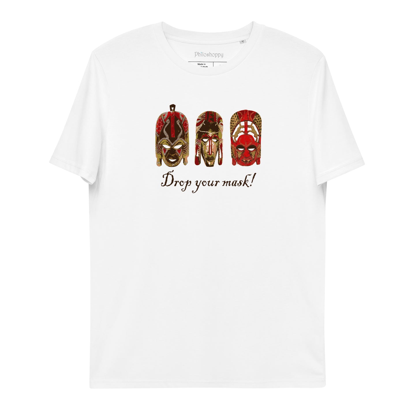 African Masks Unisex organic cotton t-shirt