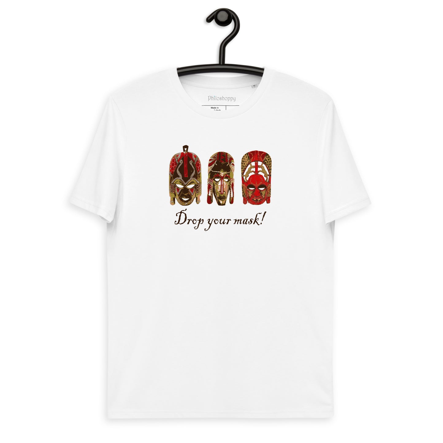 African Masks Unisex organic cotton t-shirt