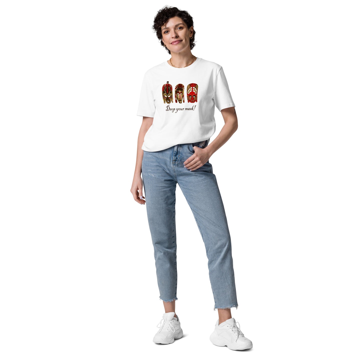 African Masks Unisex organic cotton t-shirt