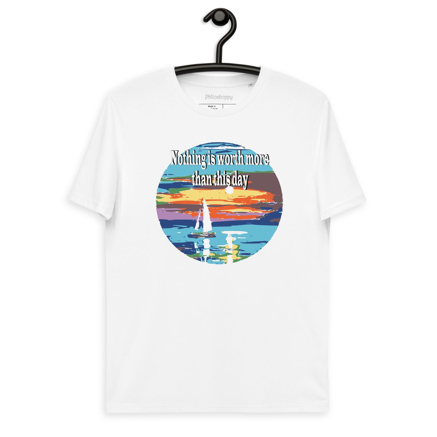 Live in the Present Unisex organic cotton t-shirt