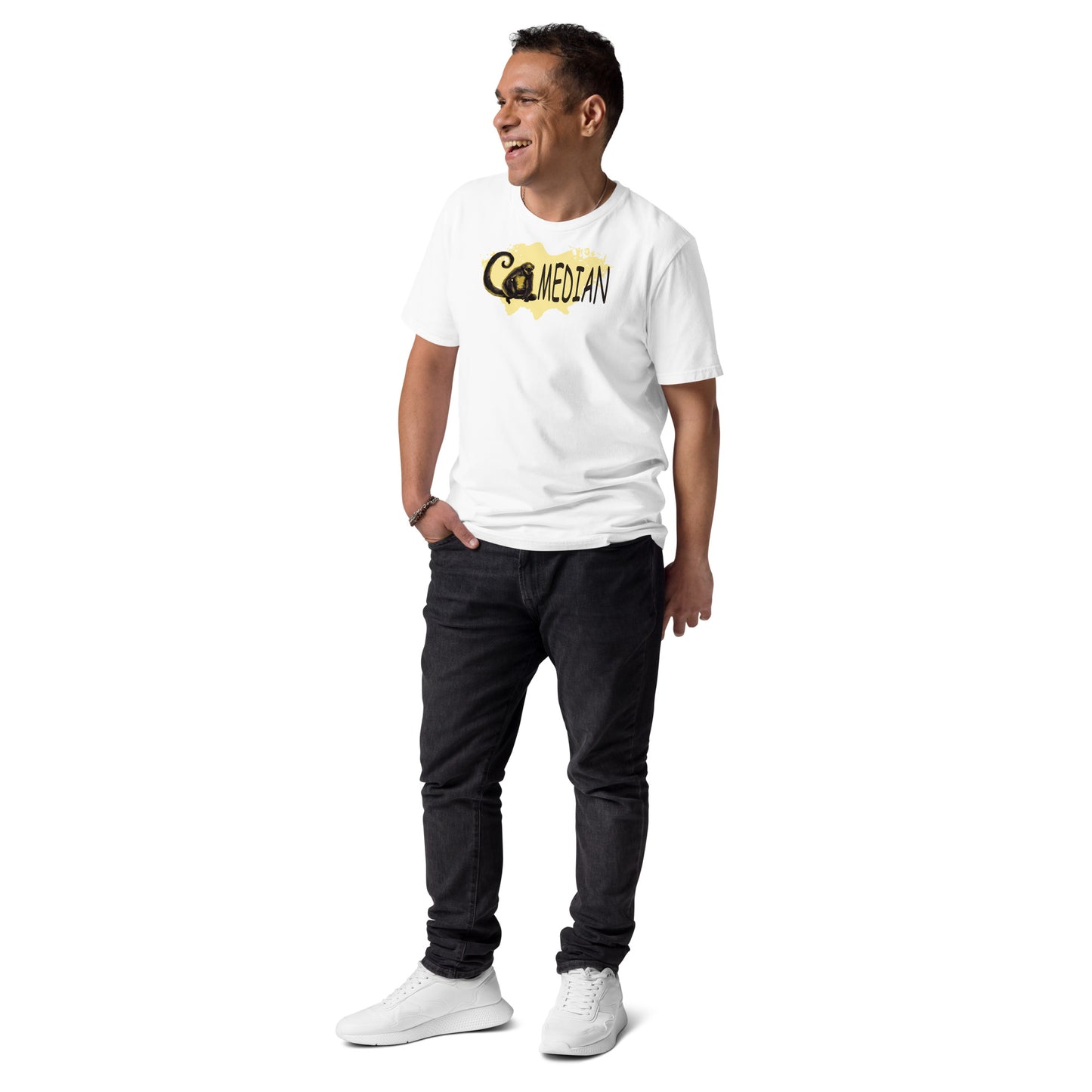 Brown-headed spider monkey Unisex organic cotton t-shirt