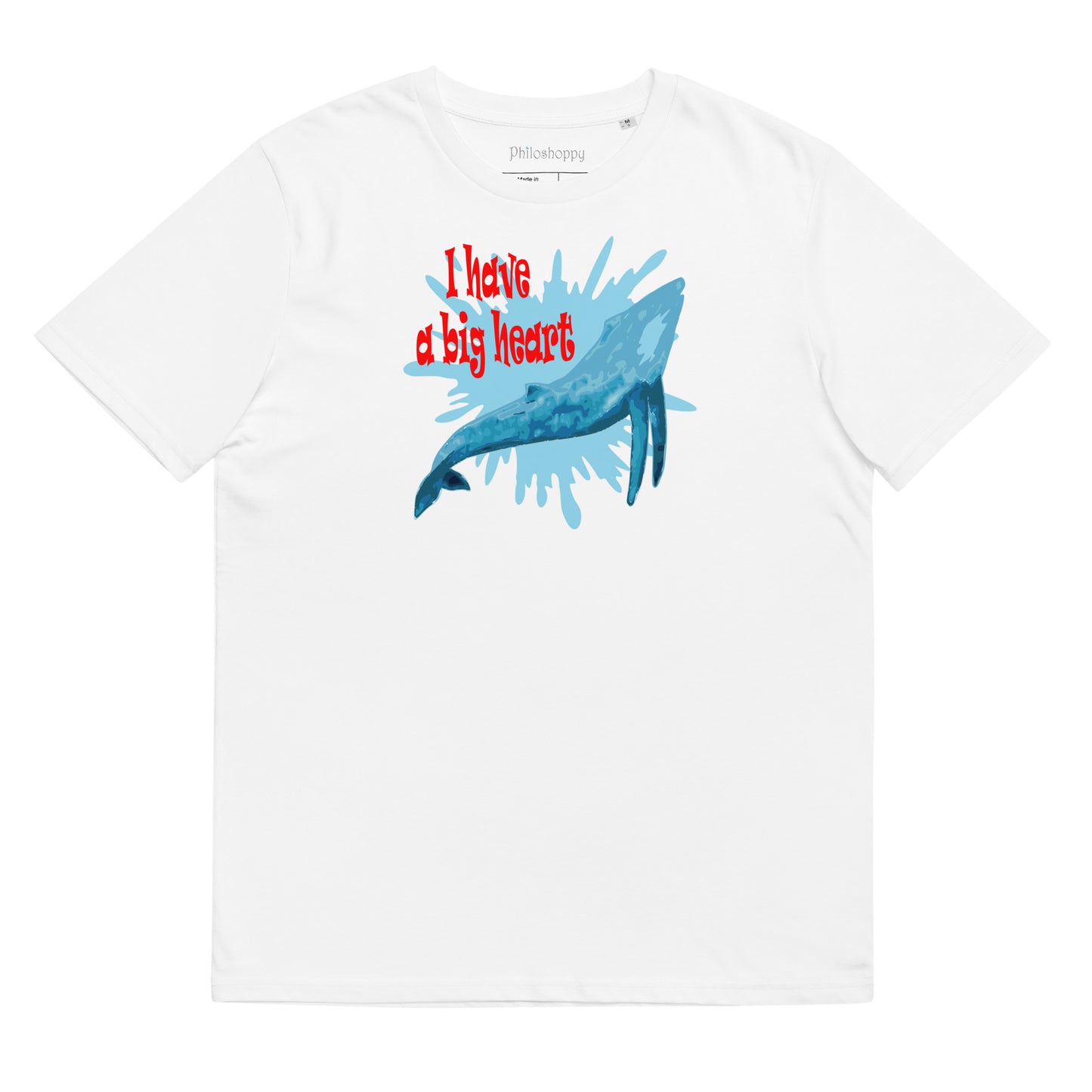 Blue Whale Unisex organic cotton t-shirt