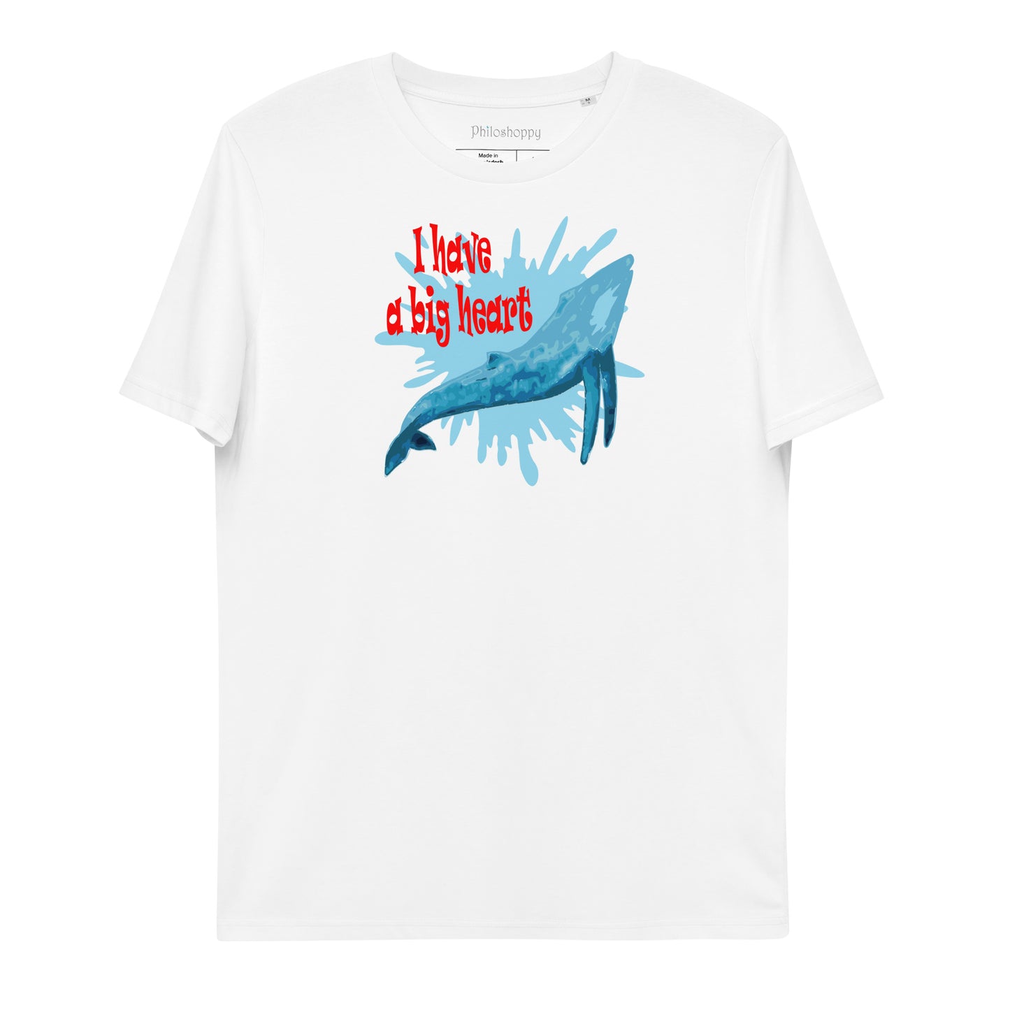 Blue Whale Unisex organic cotton t-shirt