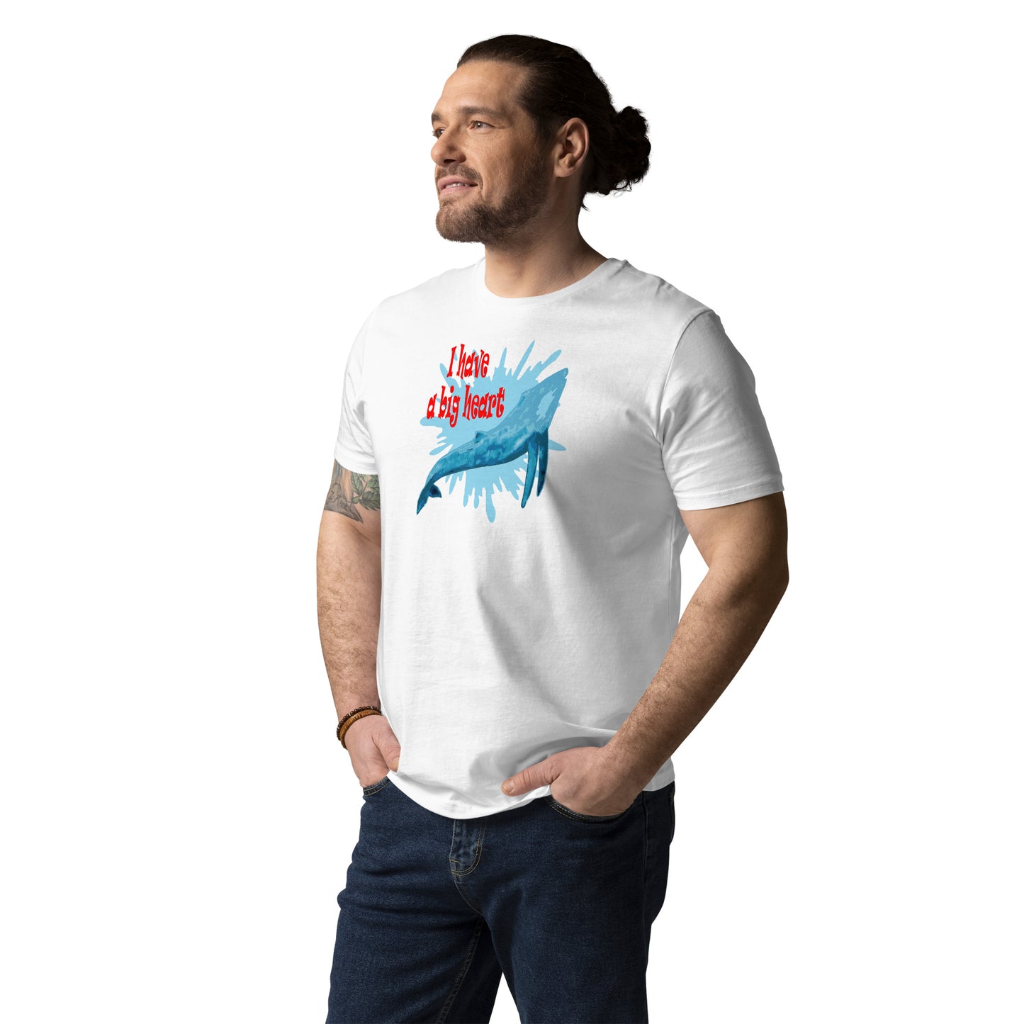 Blue Whale Unisex organic cotton t-shirt