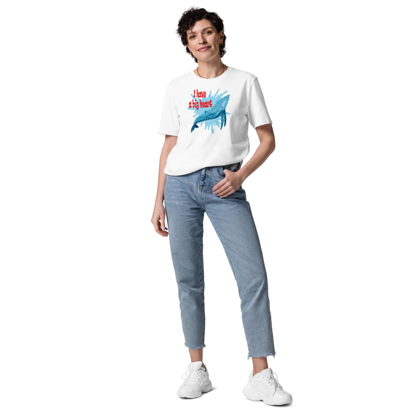 Blue Whale Unisex organic cotton t-shirt