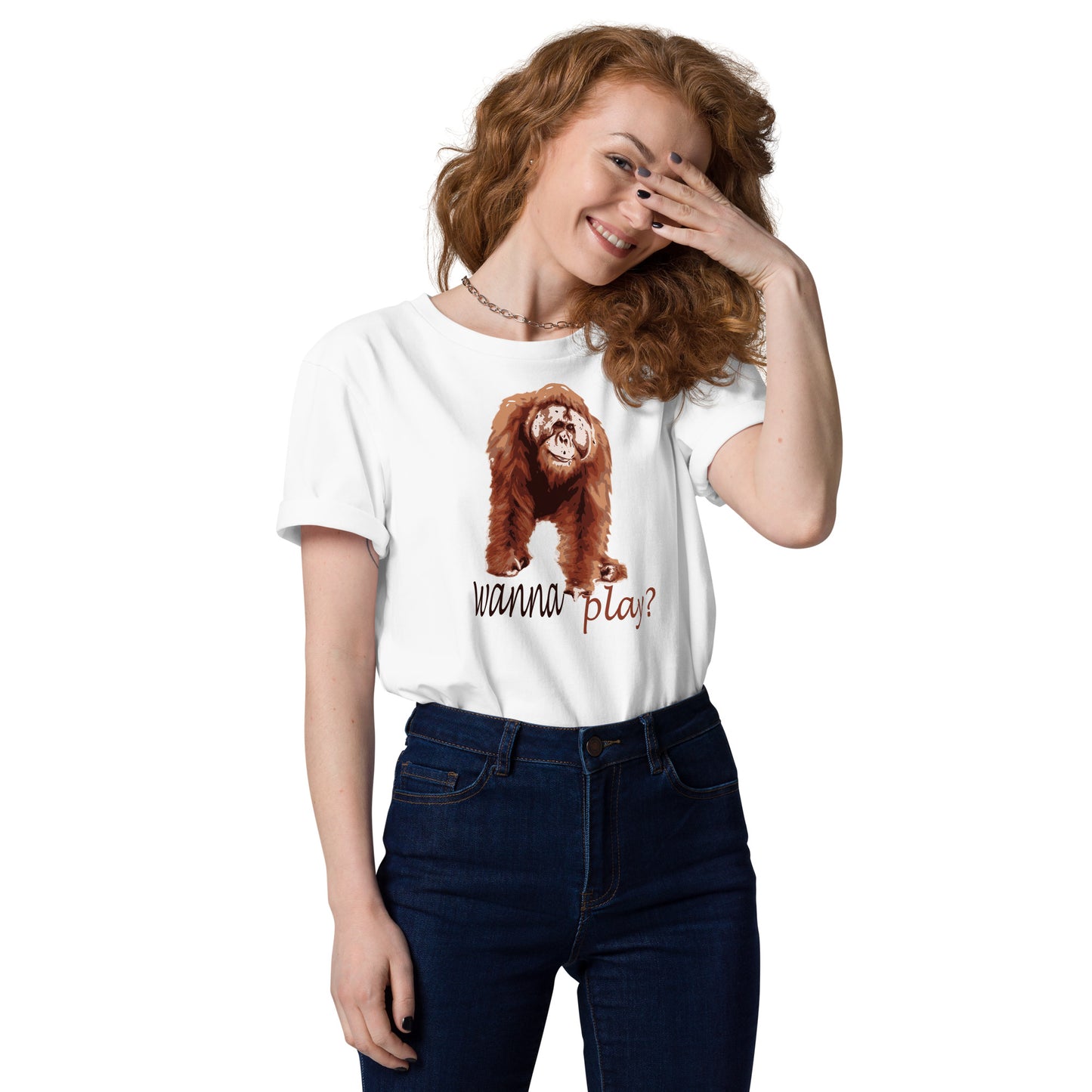 Orangutans Unisex organic cotton t-shirt