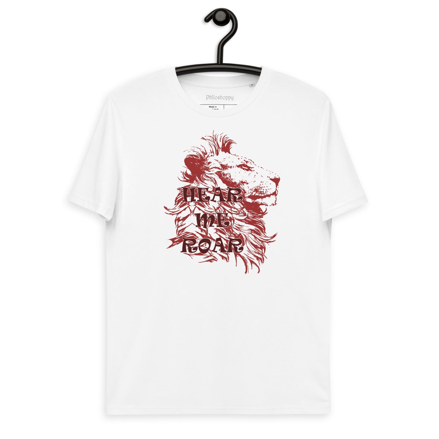 African Lion Unisex organic cotton t-shirt