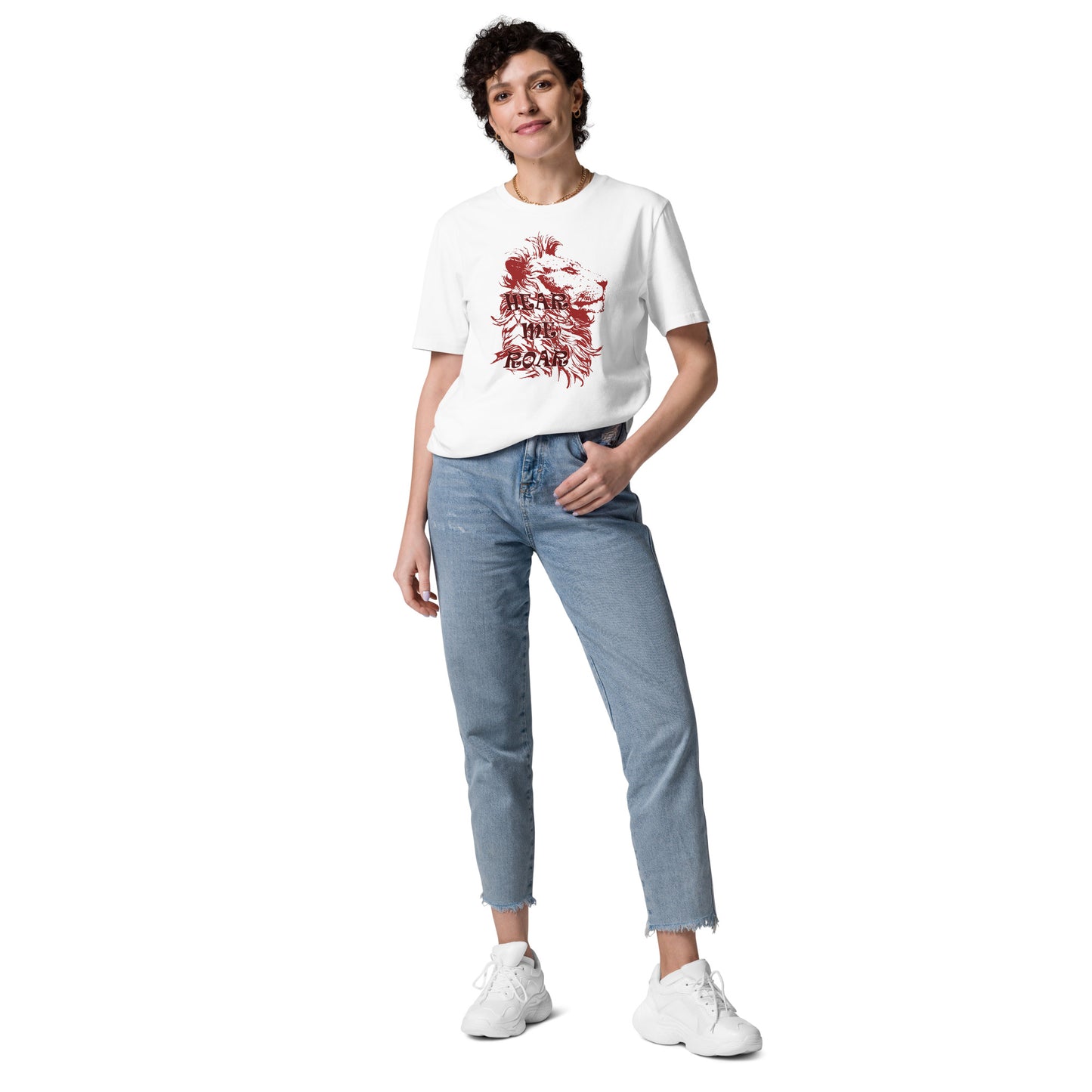 African Lion Unisex organic cotton t-shirt