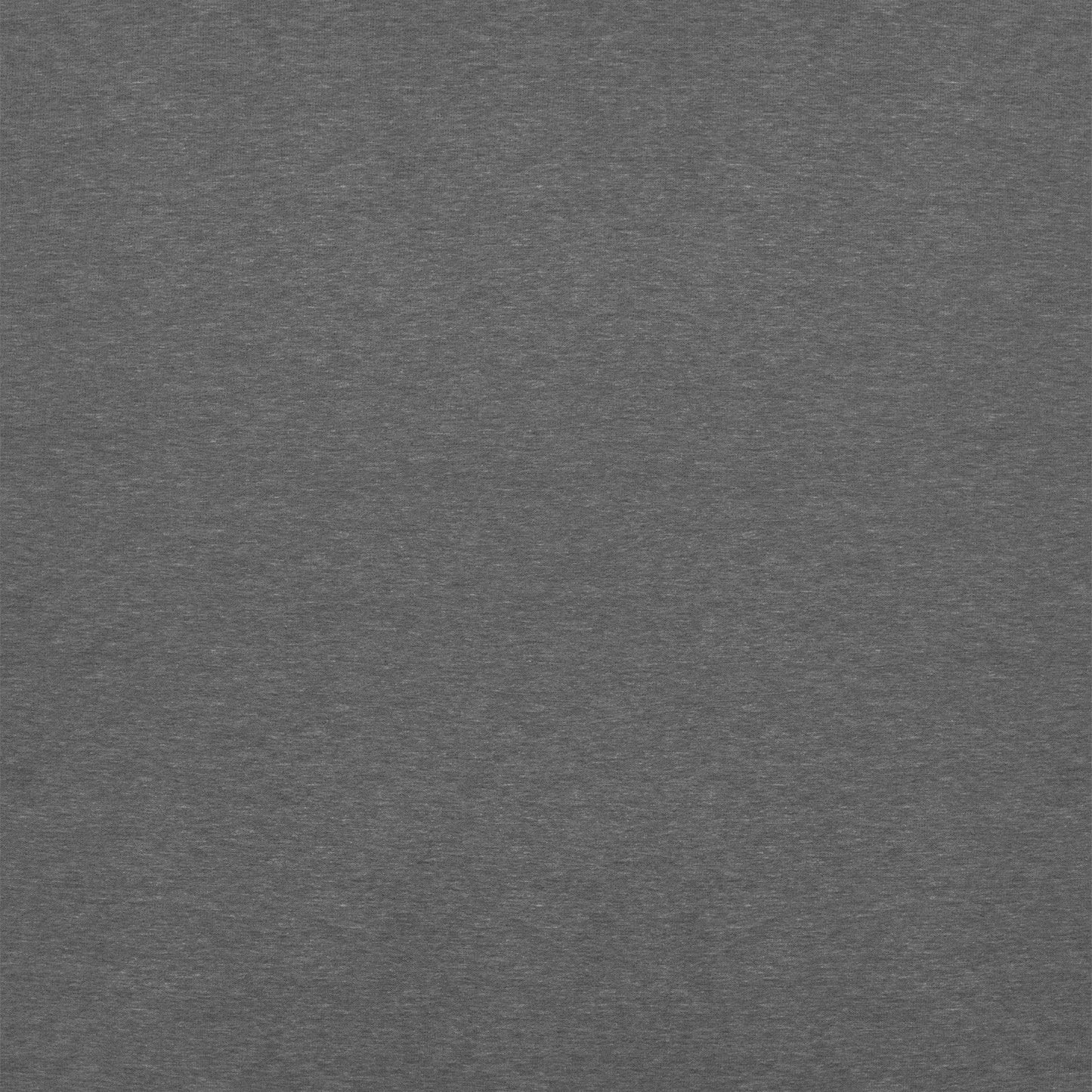 Grey embroidered sweatshirt with “Lucky Charm” and pomegranate motif, unisex design symbolizing abundance, positivity, and good fortune.