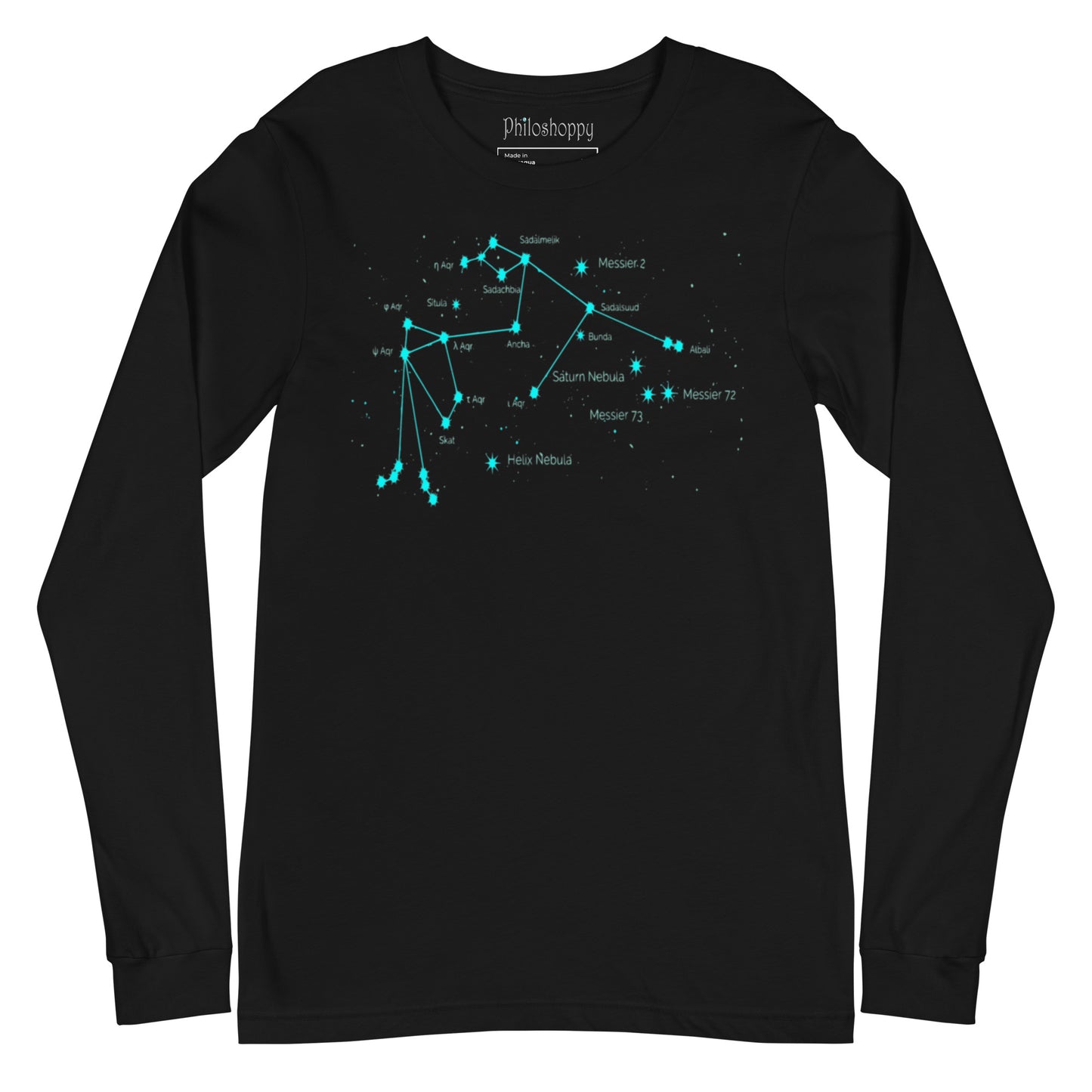 Aquarius Constellation Unisex Long Sleeve Tee