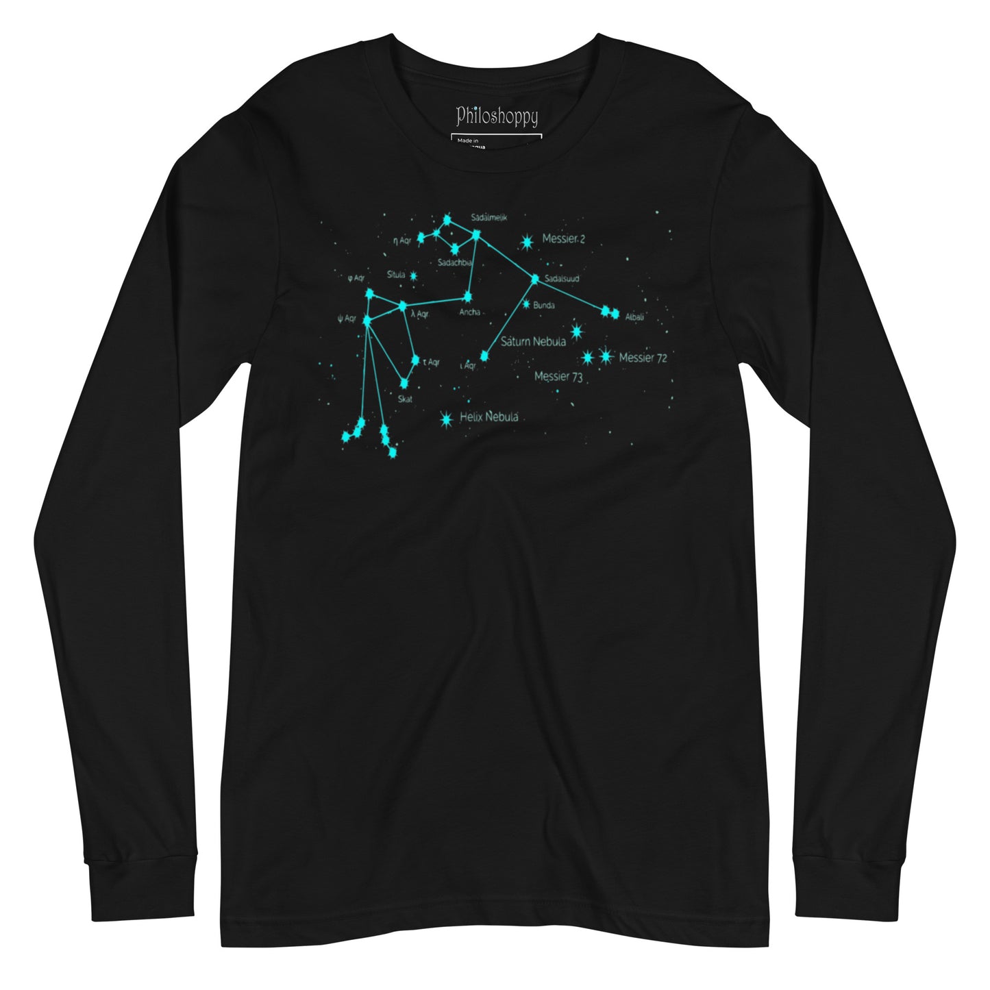 Aquarius Constellation Unisex Long Sleeve Tee