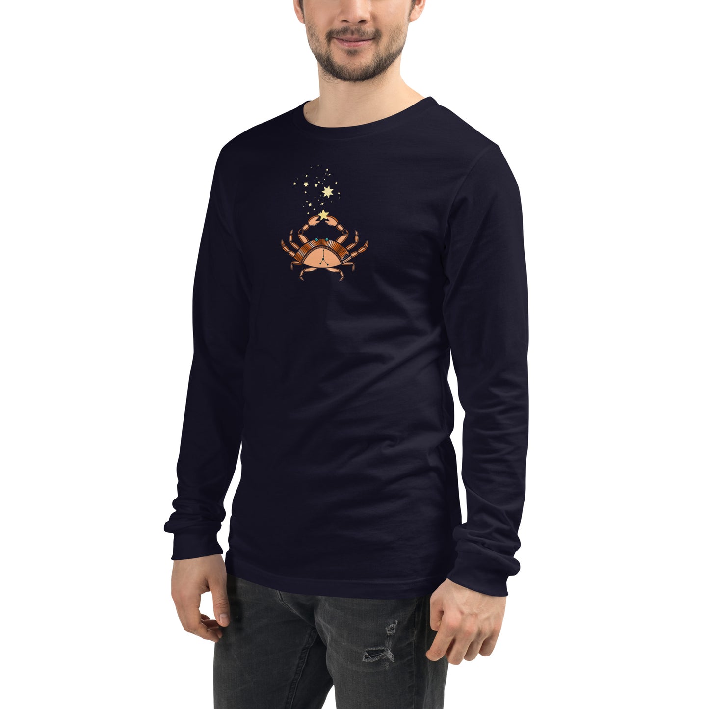 Cancer Constellation Unisex Long Sleeve Tee