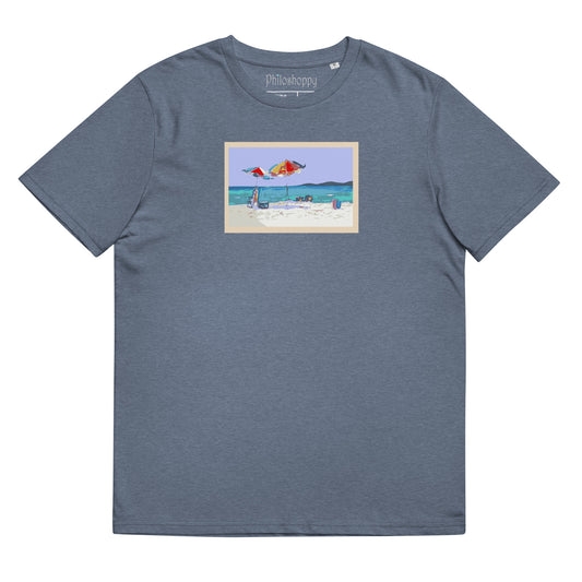 Beach Unisex organic cotton t-shirt