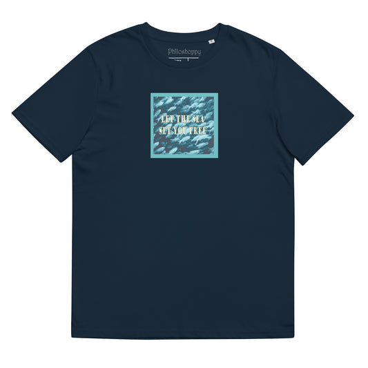 Sea Unisex organic cotton t-shirt