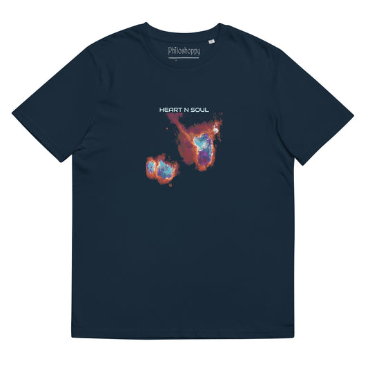 Heart and Soul Nebulae Unisex organic cotton t-shirt