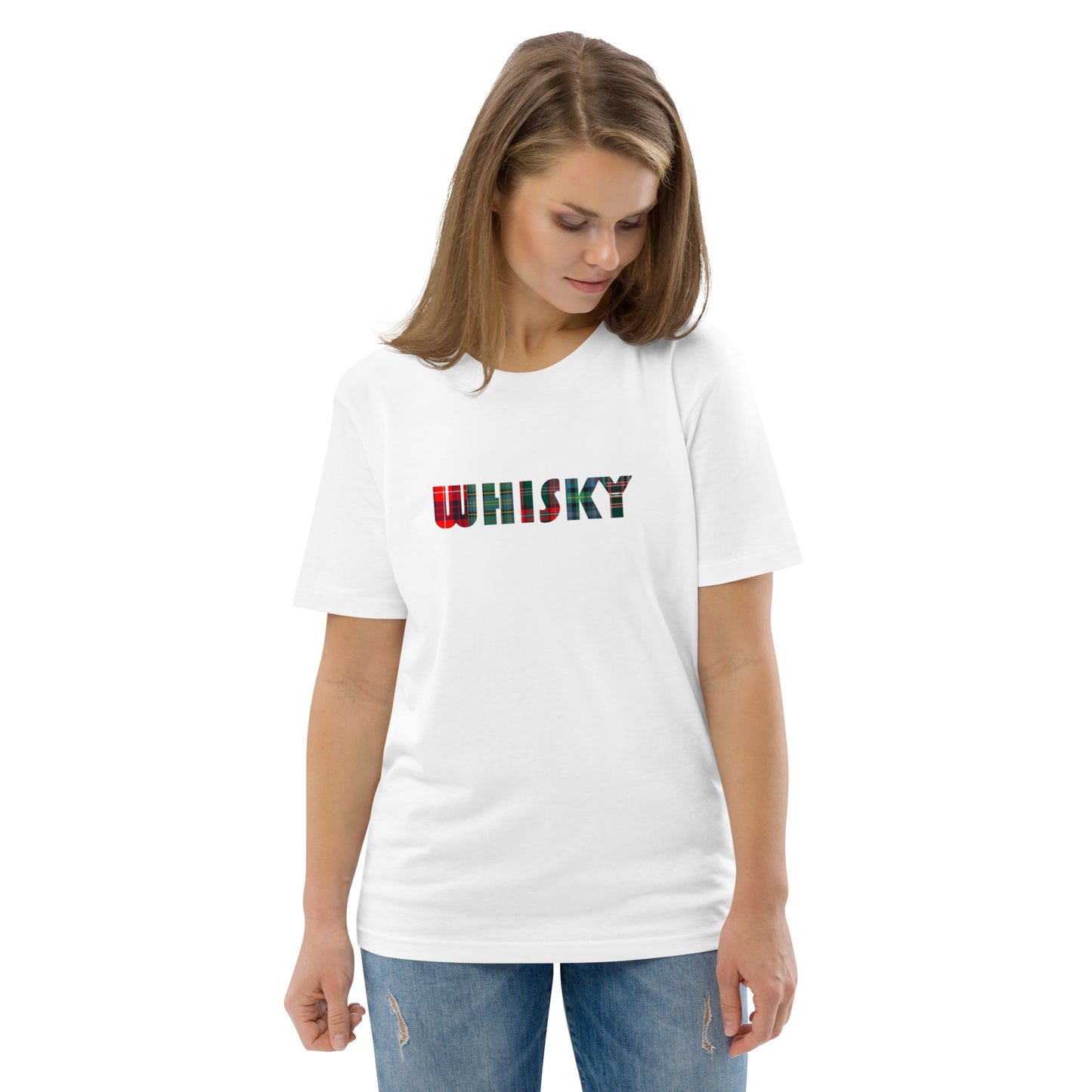 Whiskey Unisex organic cotton t-shirt