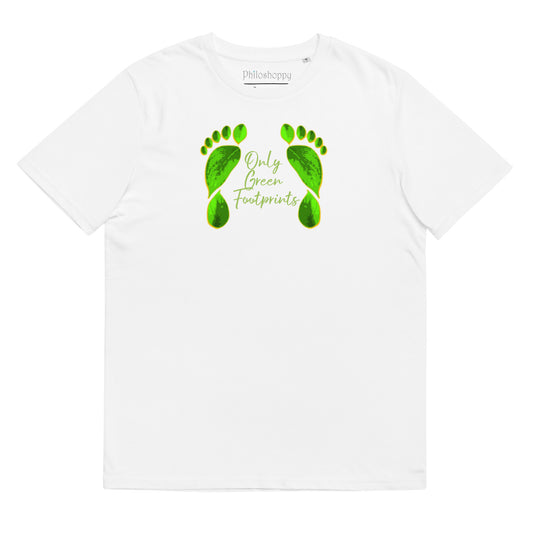 Footprints Unisex organic cotton t-shirt